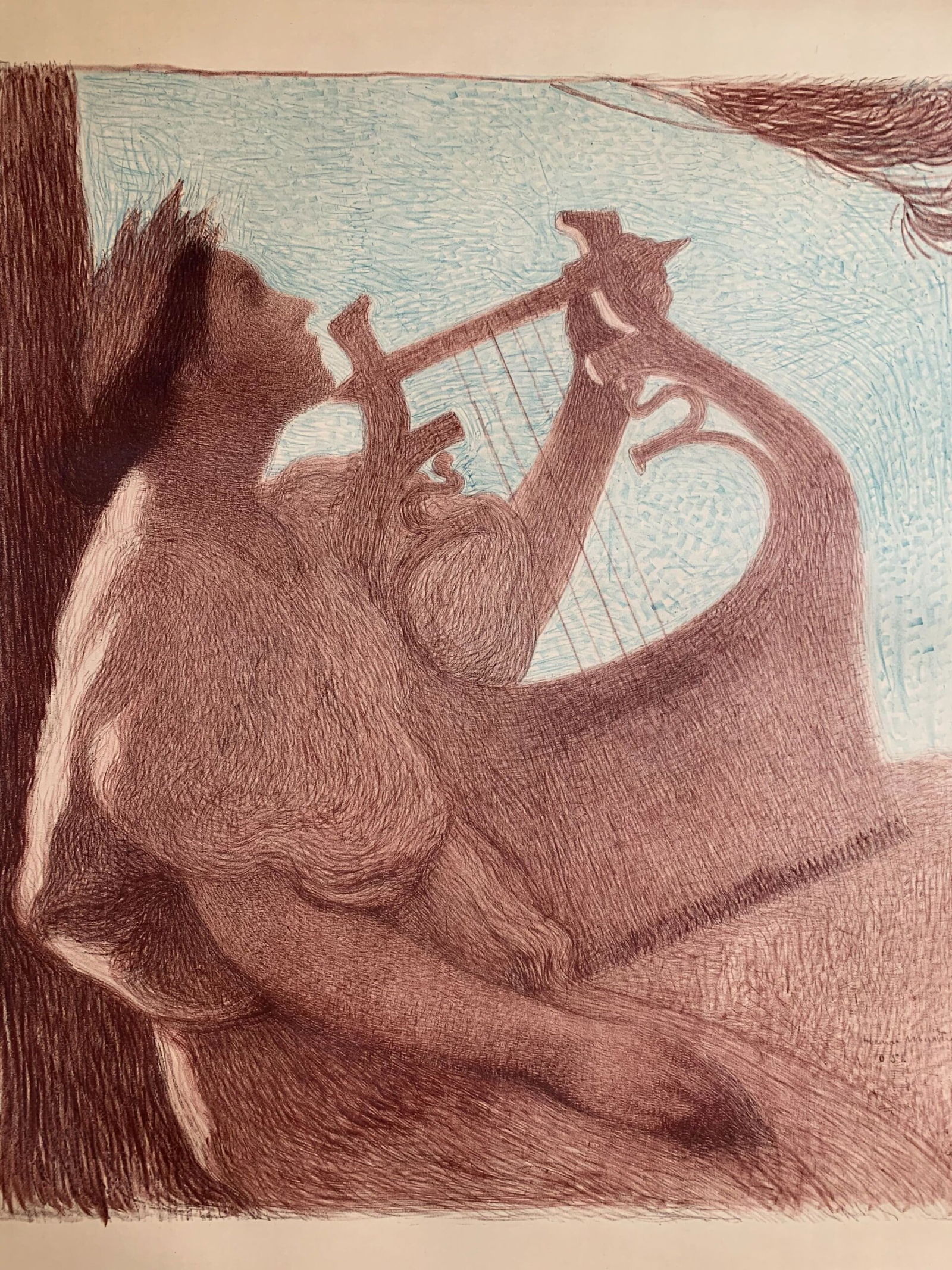 Exposition d'Art Francais - Art by Henri Martin (1906) 35.75x48 French Art Exposition Poster LB - 7