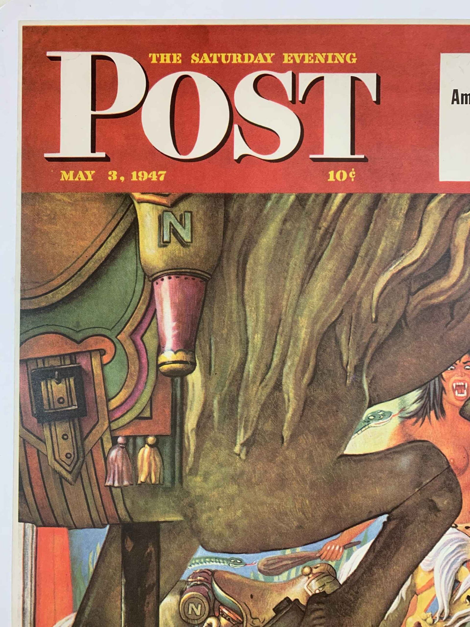 Saturday Evening Post - Art By Norman Rockwell (1947) 22x28 US Newstand Poster - 2