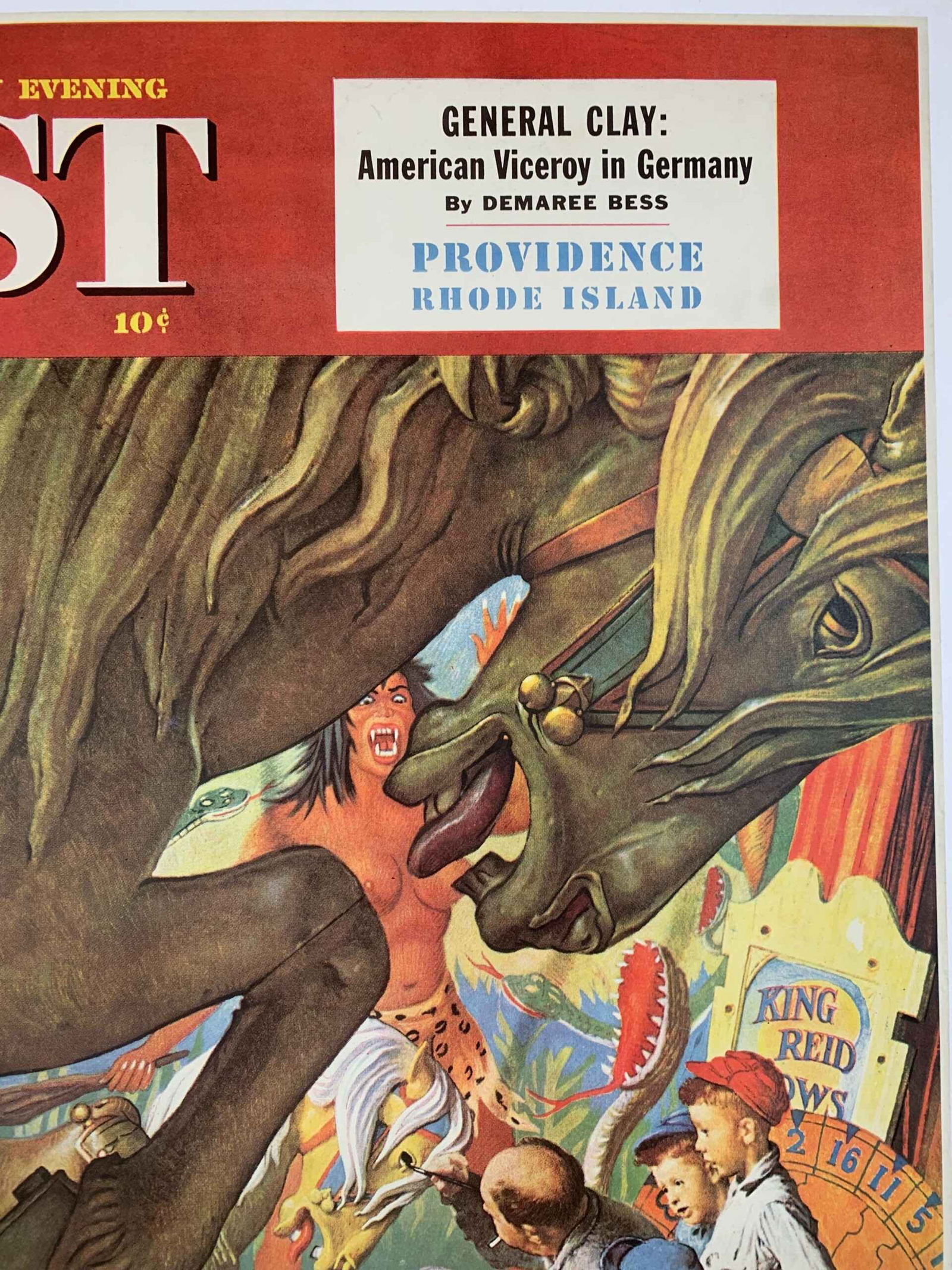 Saturday Evening Post - Art By Norman Rockwell (1947) 22x28 US Newstand Poster - 3