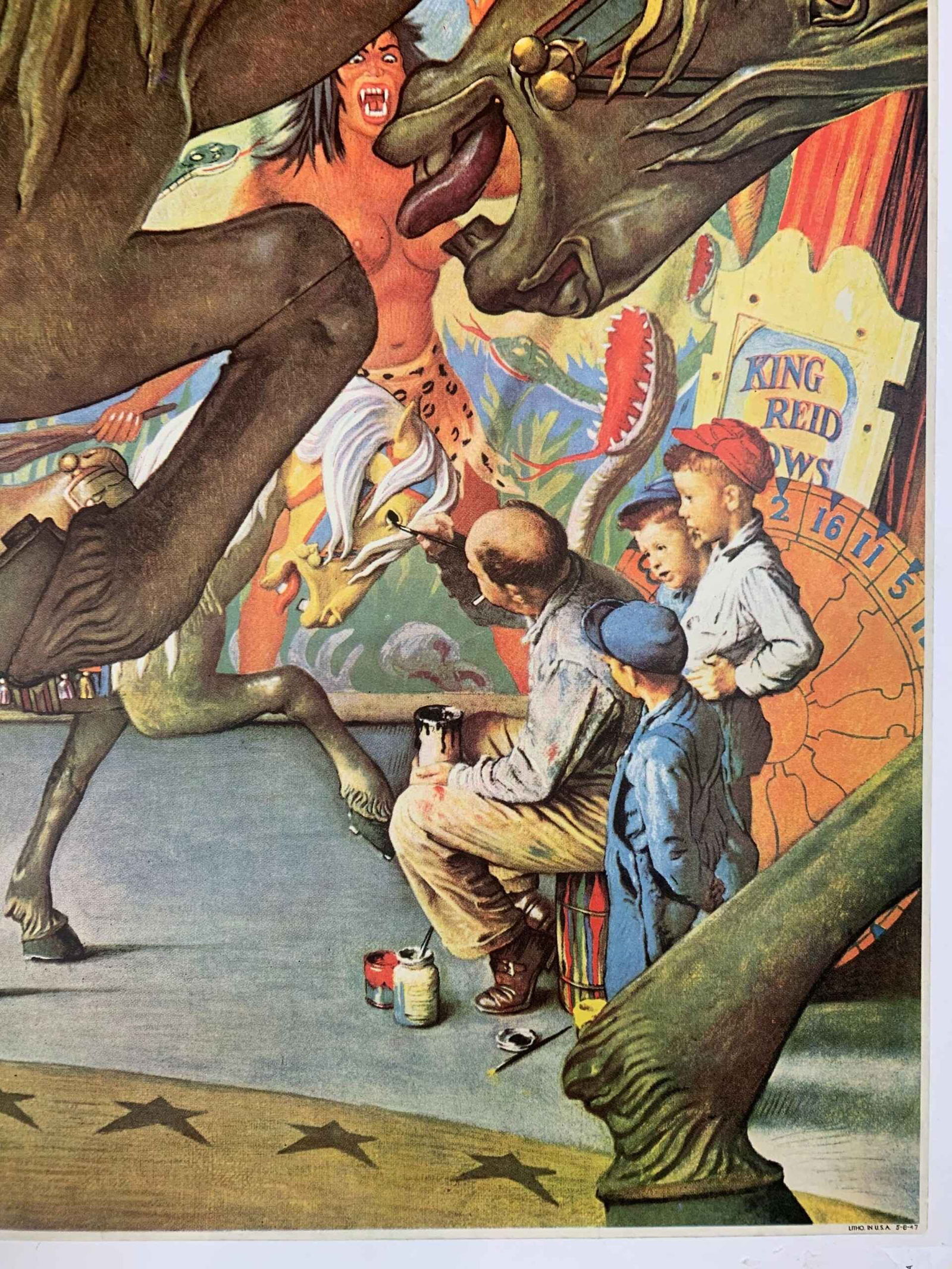 Saturday Evening Post - Art By Norman Rockwell (1947) 22x28 US Newstand Poster - 4