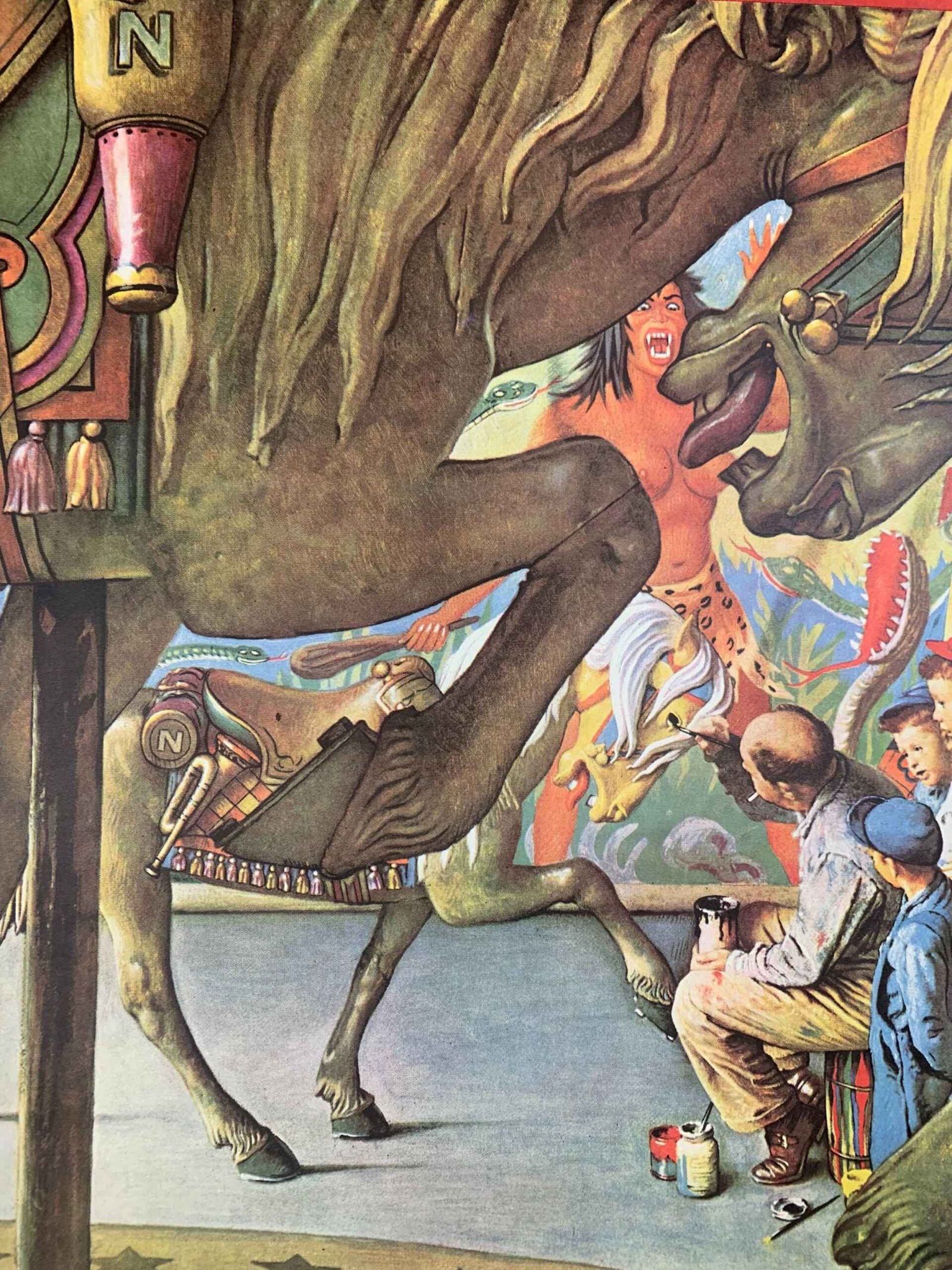 Saturday Evening Post - Art By Norman Rockwell (1947) 22x28 US Newstand Poster - 6