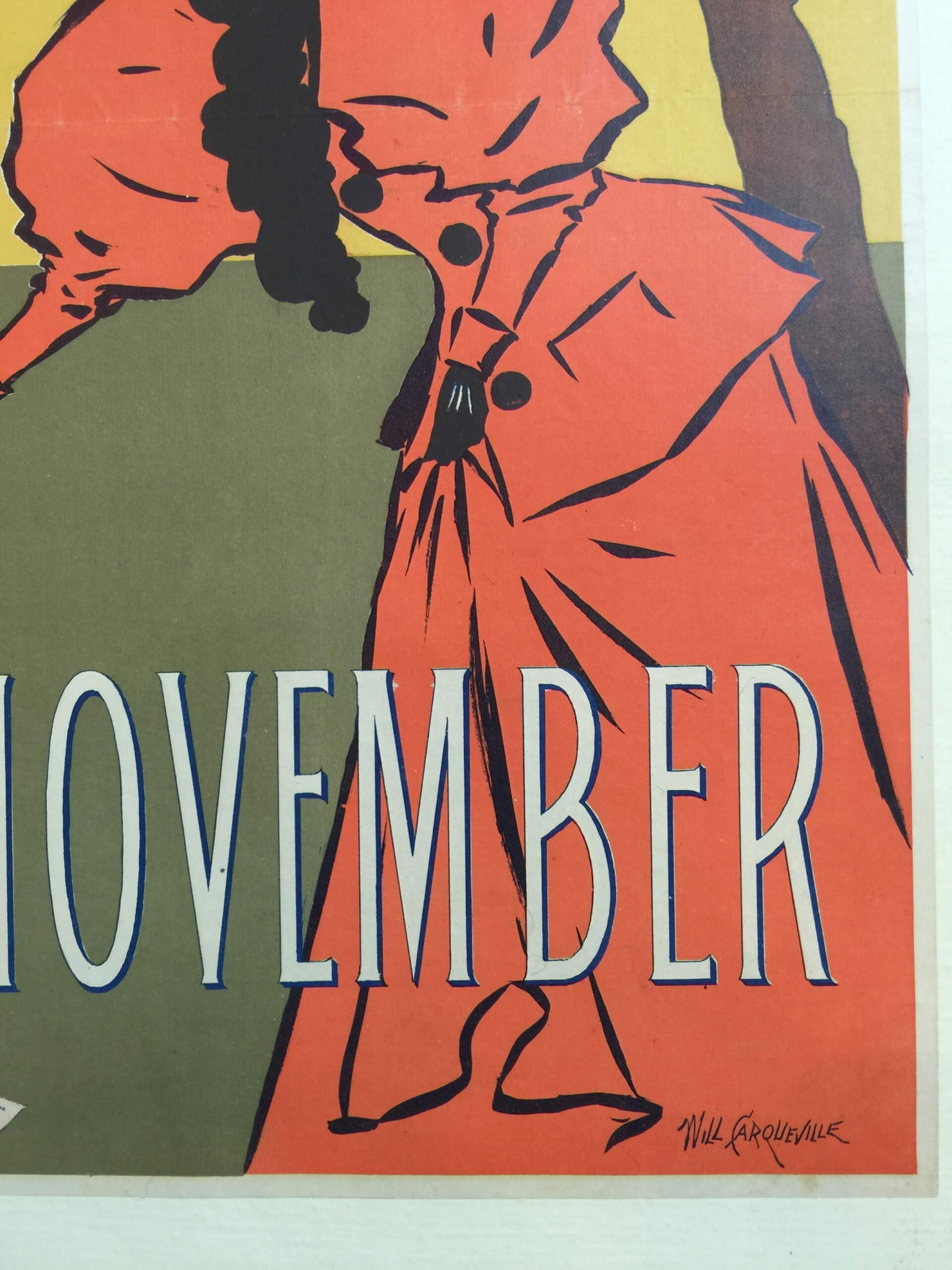 Lippincott's Cover - Art By Will Carqueville (Nov. 1895) 19x25.25 US Magazine Cover LB - 2