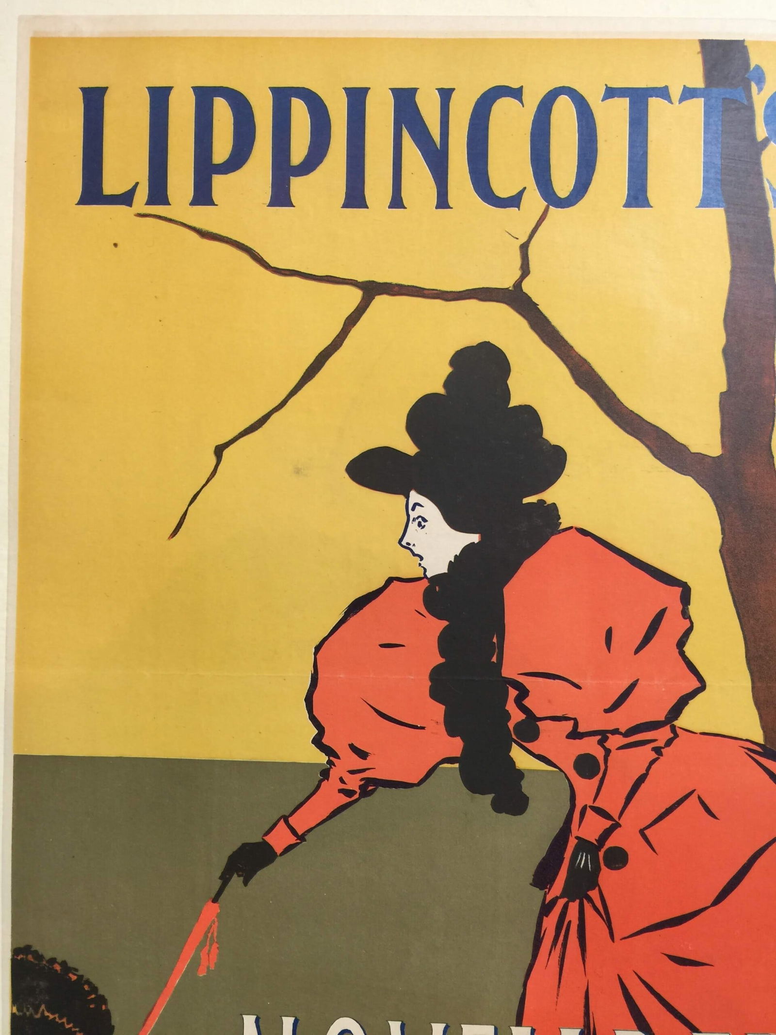 Lippincott's Cover - Art By Will Carqueville (Nov. 1895) 19x25.25 US Magazine Cover LB - 4