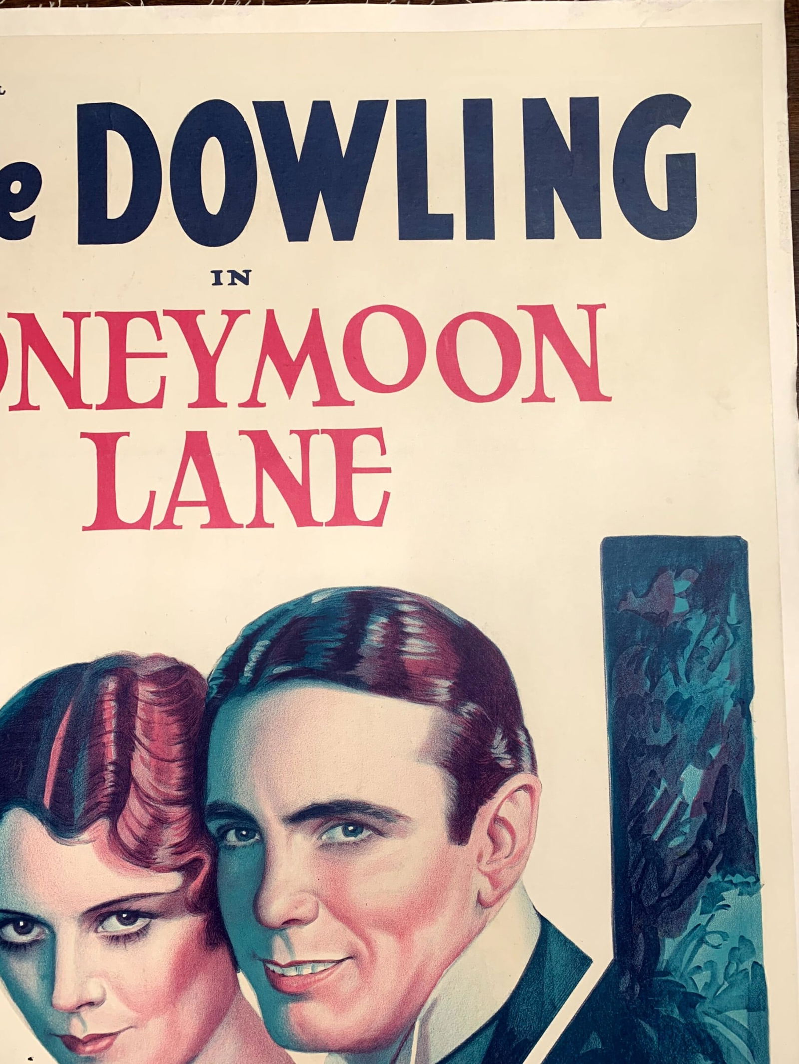 Honeymoon Lane - Eddie Dowling (1931) US One Sheet Movie Poster LB - 6