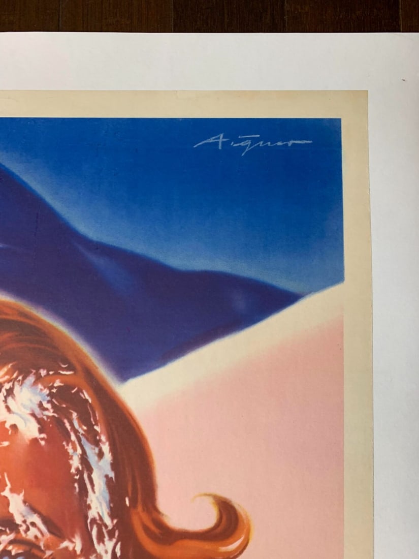 Winter Sports In Austria - Art By F. Adametz (1950's) 25x37.75 Austrian Travel Poster LB - 5