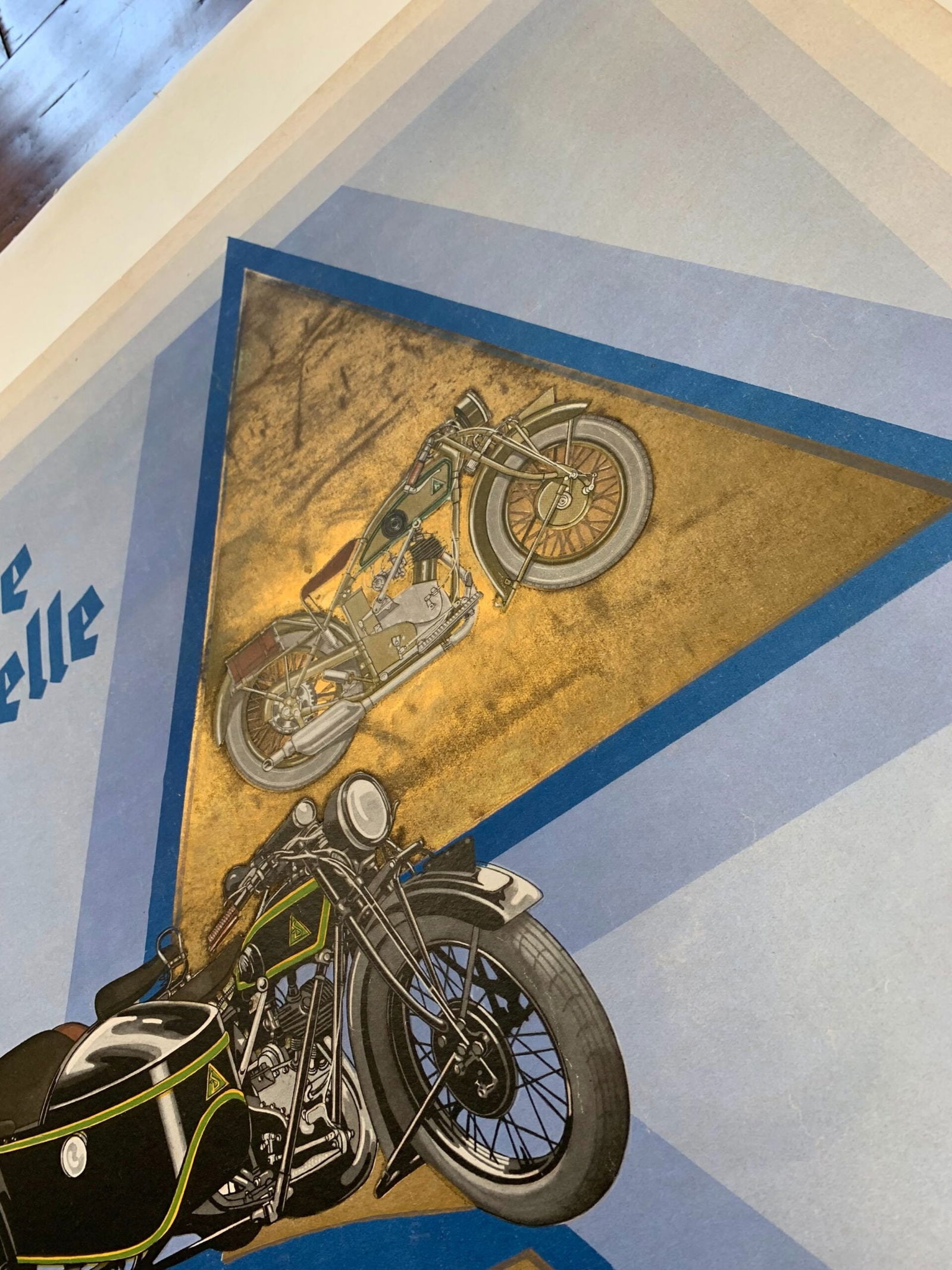 Unfere Modelle - Art By Rud Miller (1928) 20x28.25 German Auto Advertising Poster LB - 5