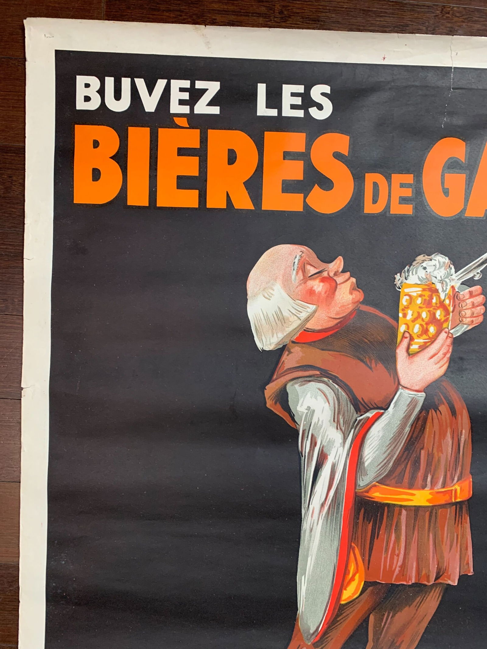 Bieres de Garde - Art by Le Clercq (1930) 31.5x47 Belgian Advertising Poster - 2