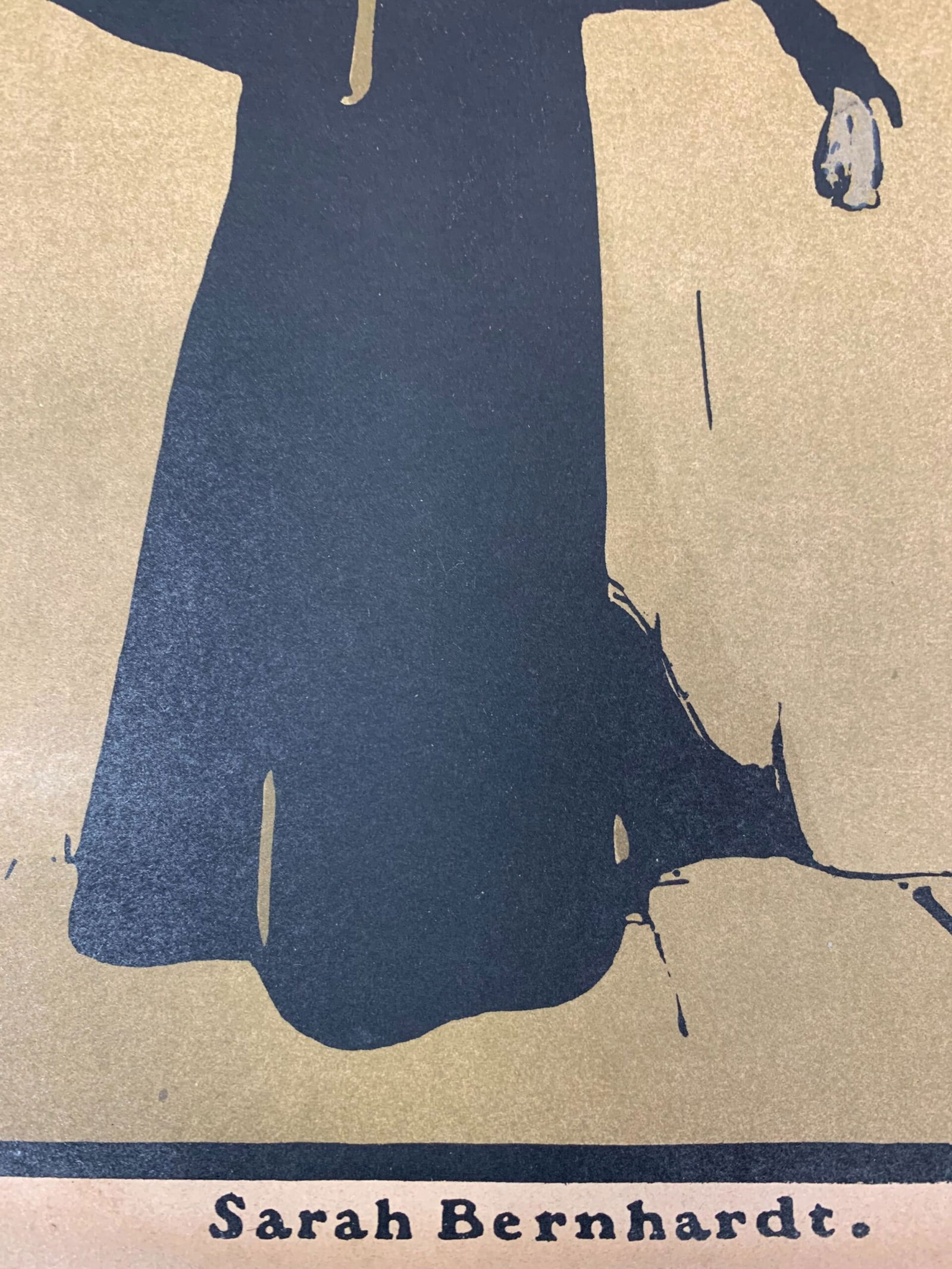 Sarah Bernhardt - Art William Nicholson (1897) 9.75x10.125 US Magazine Page - 3