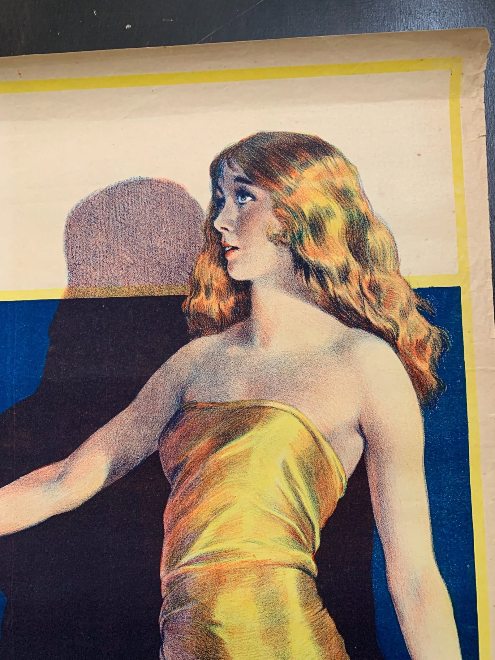 Venus Moderne - Art by Julien t’Felt (1926) 24.25x33.5 Belgian Pre-War Movie Lithograph Poster - 3