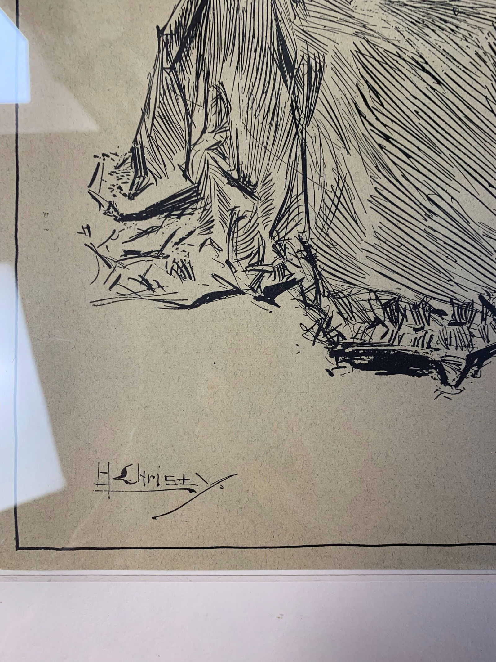 Bookman Magazine November - Art Howard Chandler Christy (1896) 14.5x17 US Magazine Cover - 2