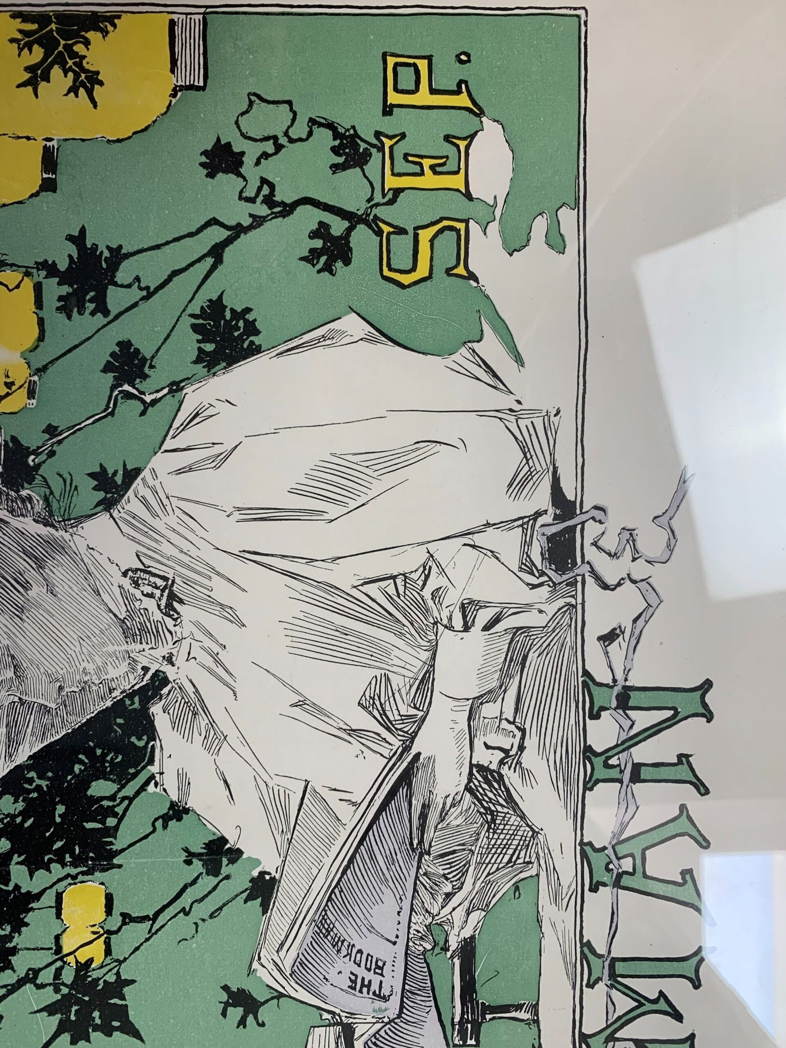 Bookman Magazine September - Art Howard Chandler Christy (1896) 13x19.75 US Magazine Cover - 2