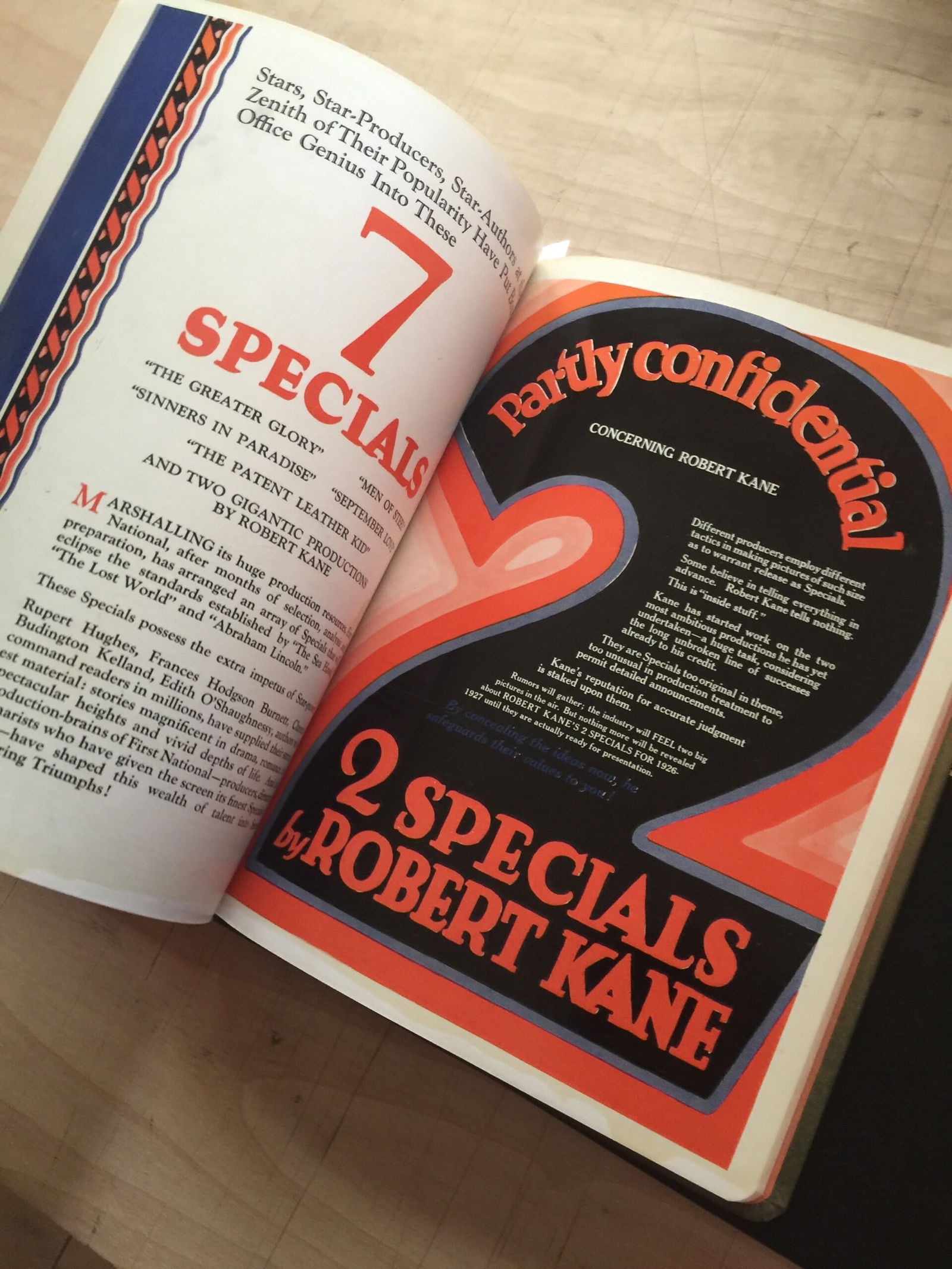 Banner Group - First National Pictures (1927) US Movie Studio Exhibitor Book (9.25x15.5 60pp) - 2