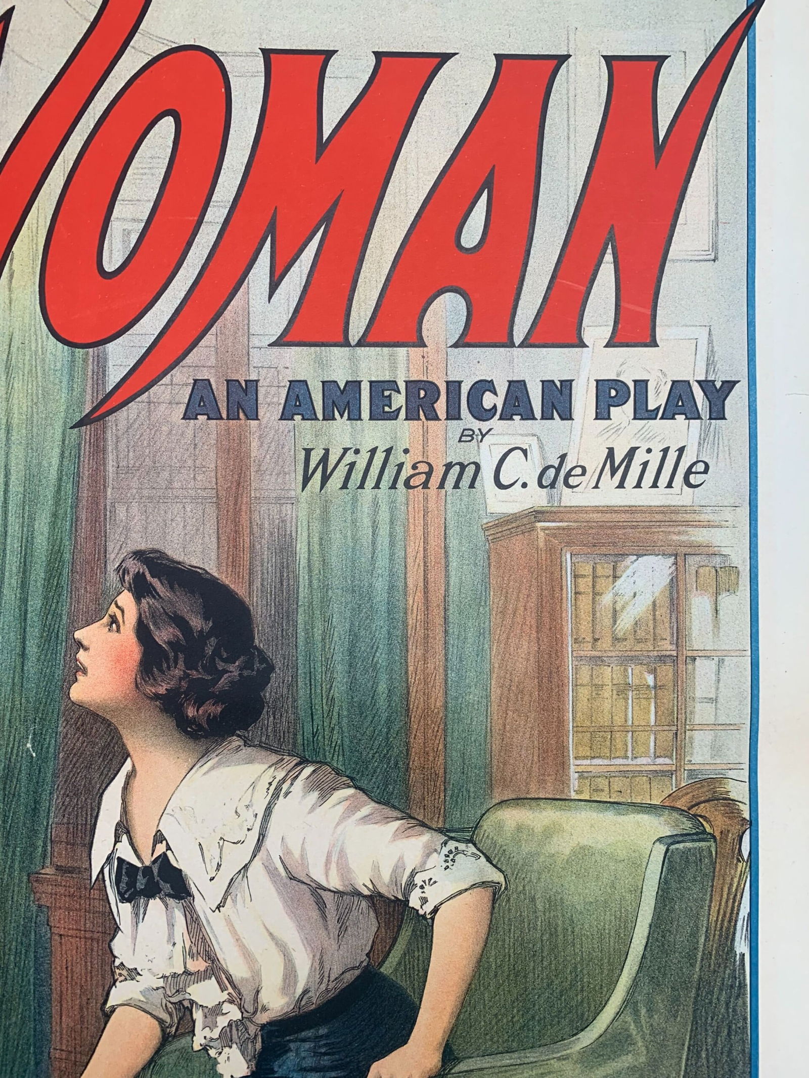 The Woman - Strobridge Litho (1905) 30x40 US Theater Poster - 3