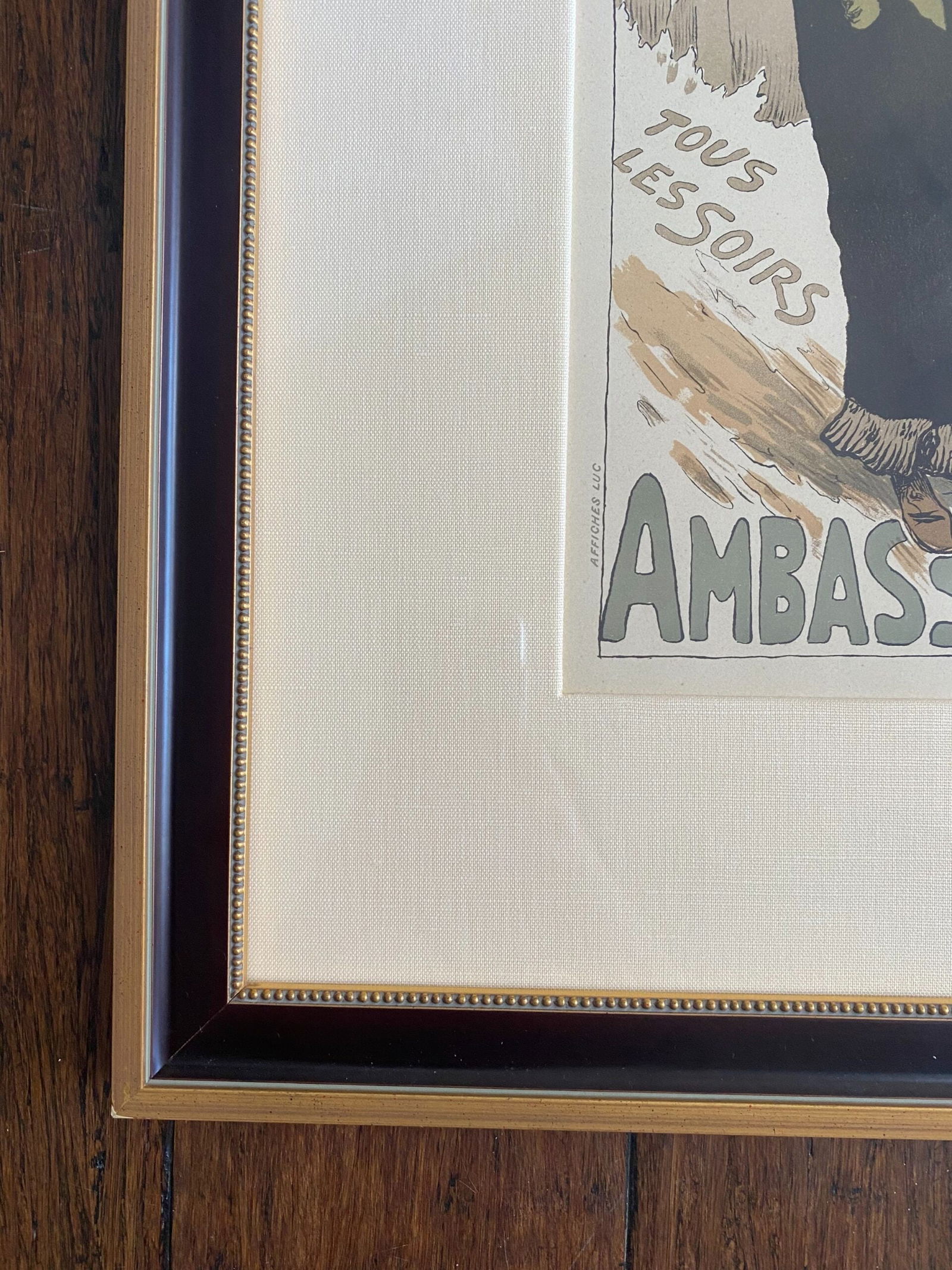 Ambassadeurs - Art By Lucien-Francois (1898) 8x12.25 French Poster - Framed - 2