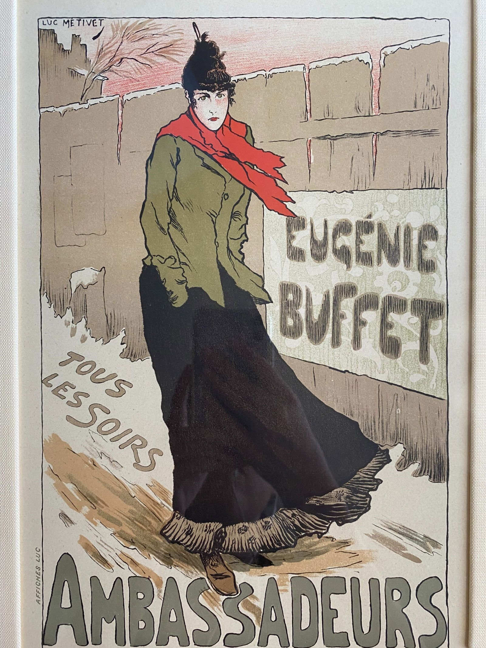 Ambassadeurs - Art By Lucien-Francois (1898) 8x12.25 French Poster - Framed - 7