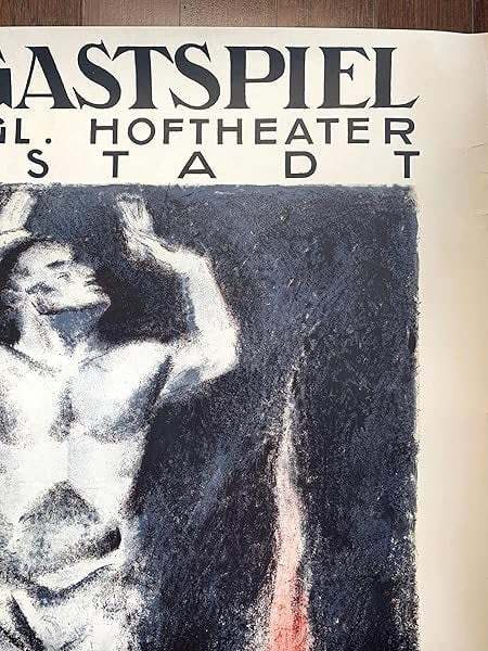 Kain And Abel - Art By Otto Baumberger (1917) 35.5x50.25 Swiss Stage Play Poster PB - 5