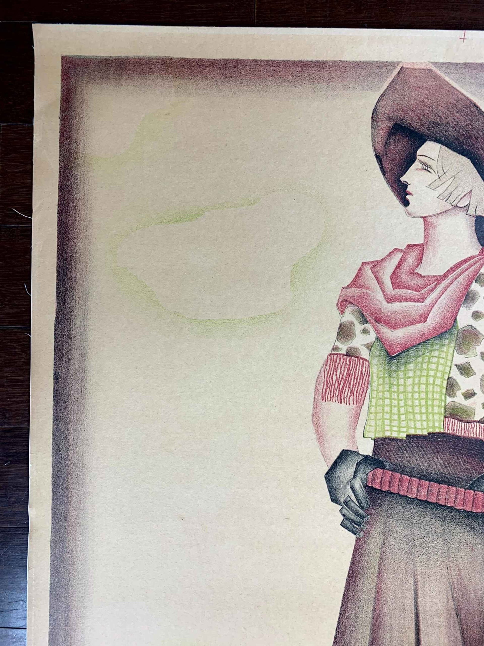 Betsy - Art By Pascal Bastia (1927) 31.25x47.25 French Theater Poster LB - 3