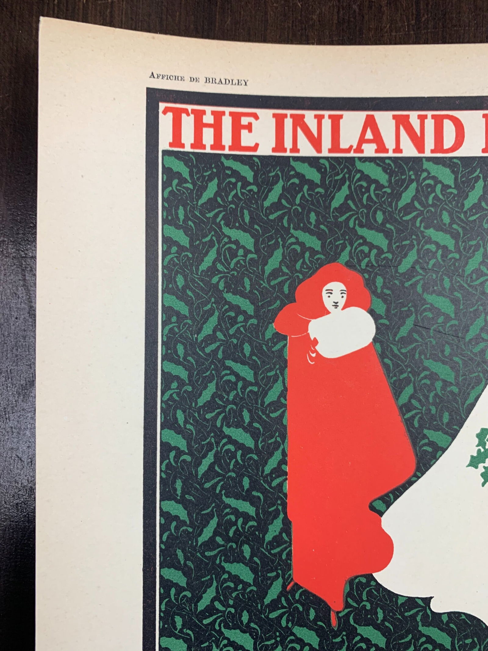 Inland Printer - Christmas - Art by William Bradley (1895) 8x11 US Lithograph - 2