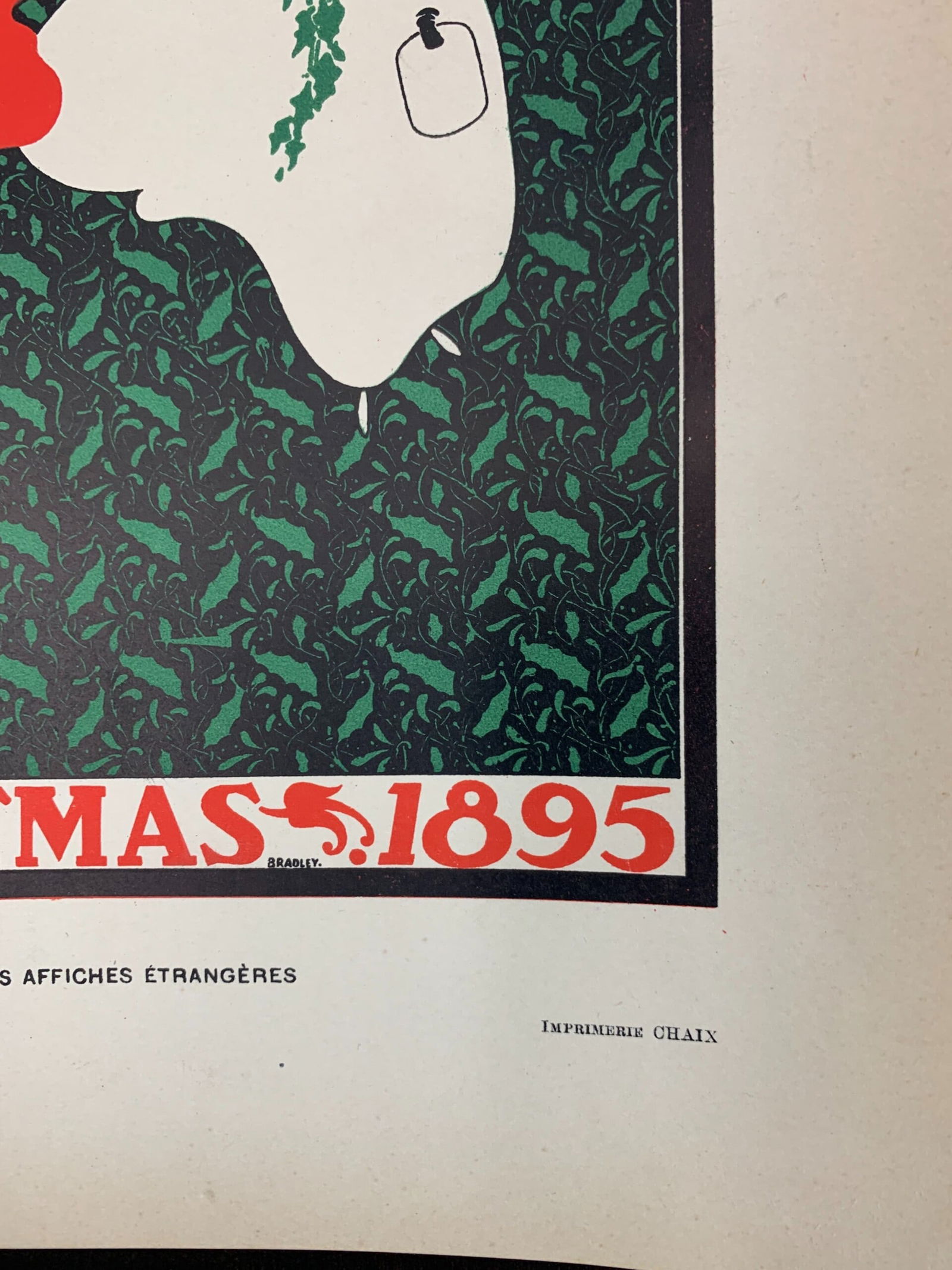 Inland Printer - Christmas - Art by William Bradley (1895) 8x11 US Lithograph - 4