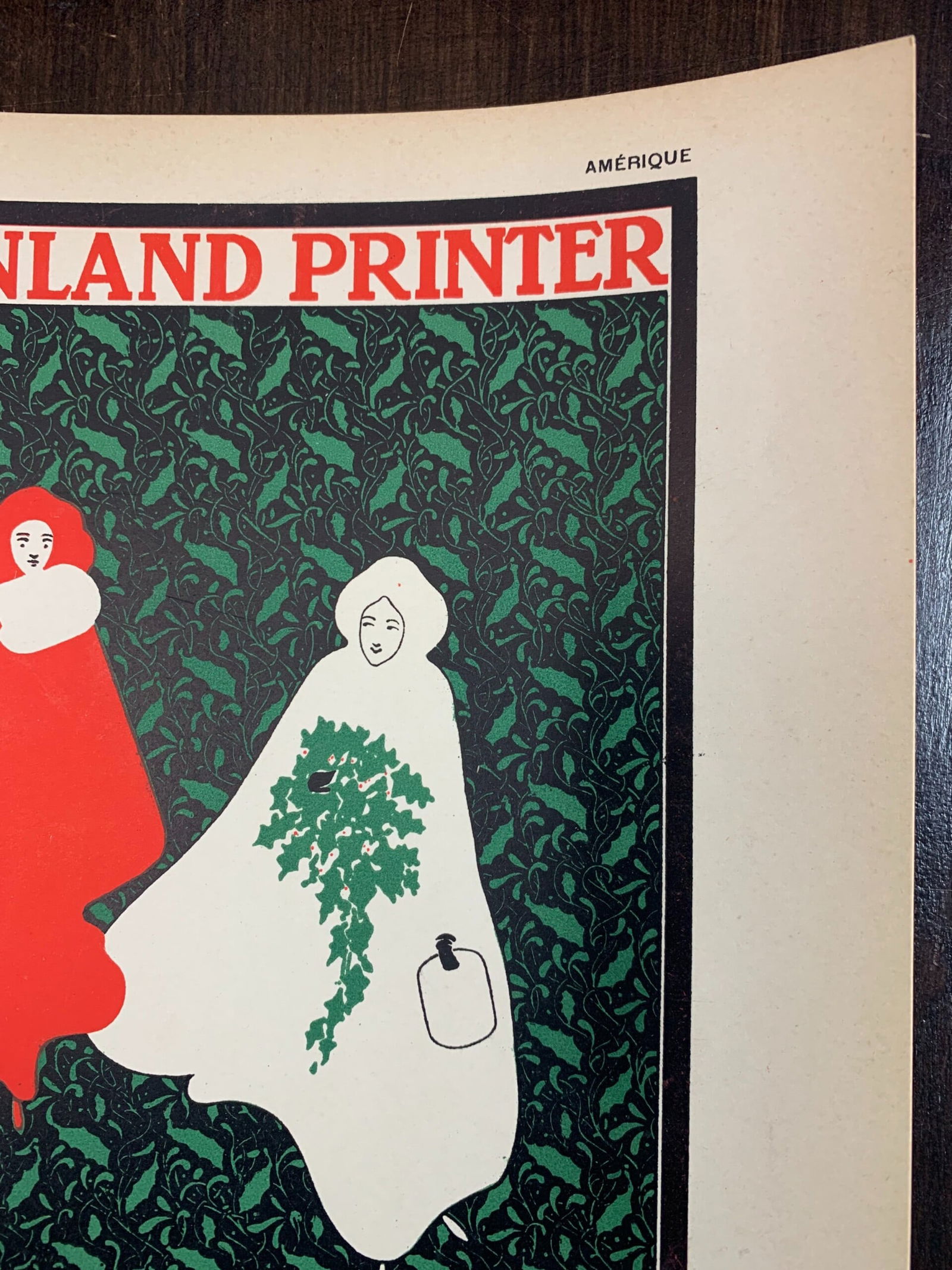 Inland Printer - Christmas - Art by William Bradley (1895) 8x11 US Lithograph - 5