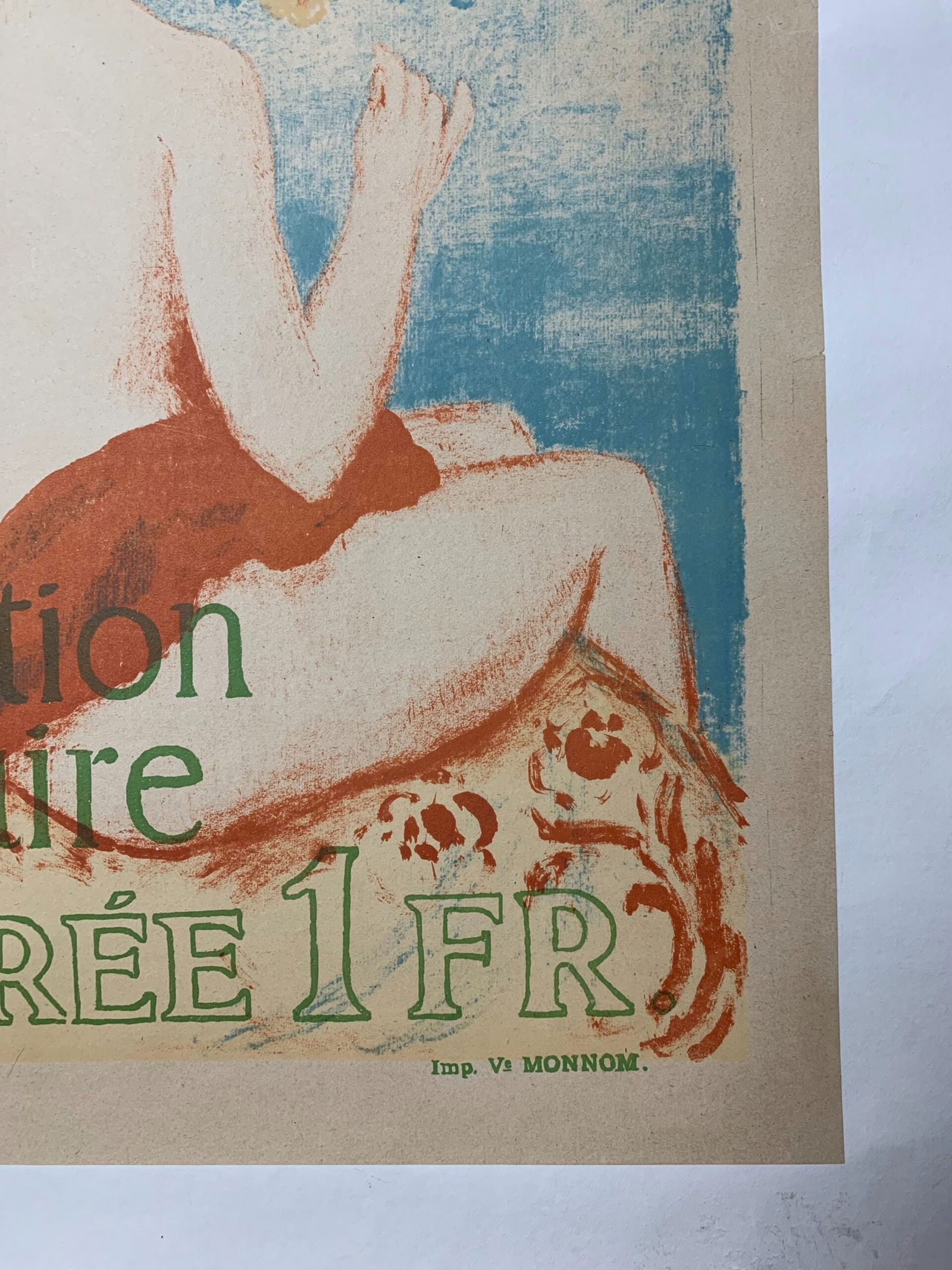 La Libre Esthetique - Art By Georges Lemmon (1908) 19x25.5 Belgian Exhibition Poster LB - 4