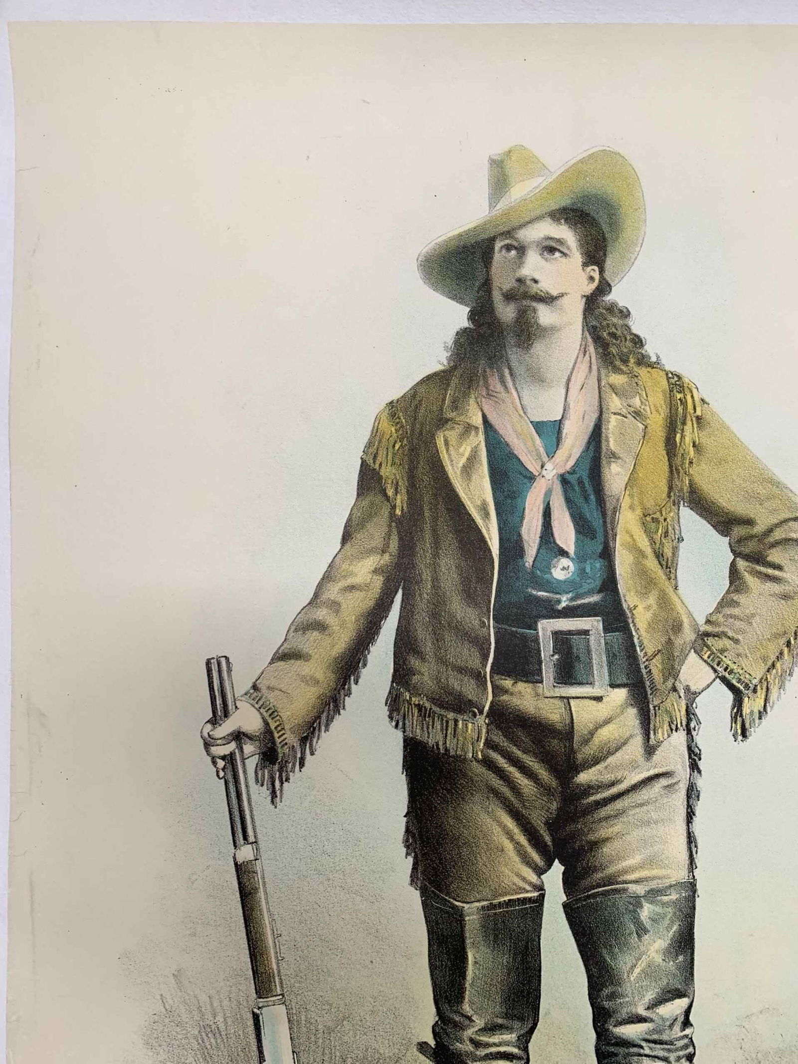 Klondyke Nugget - Son of Buffalo Bill (1898) 19x28 Irish Theater Poster LB - 5