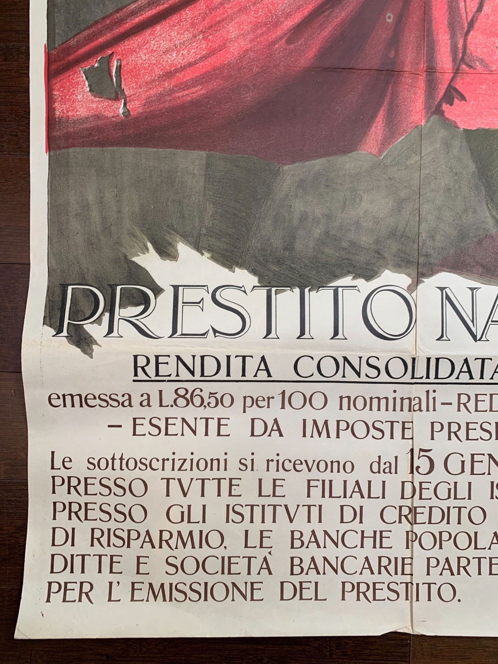 Prestito Nazionale - Art by Borgoni (1916) 27x39.4 Italian Advertising Poster - 5