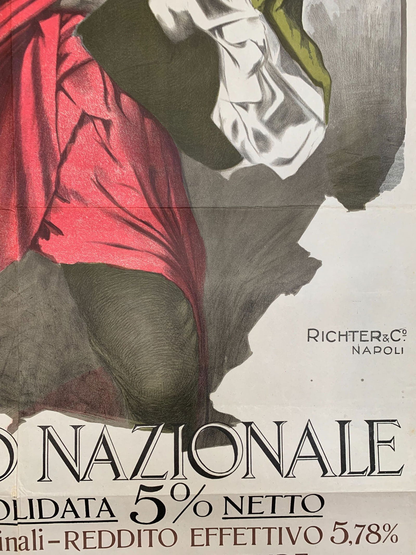 Prestito Nazionale - Art by Borgoni (1916) 27x39.4 Italian Advertising Poster - 6