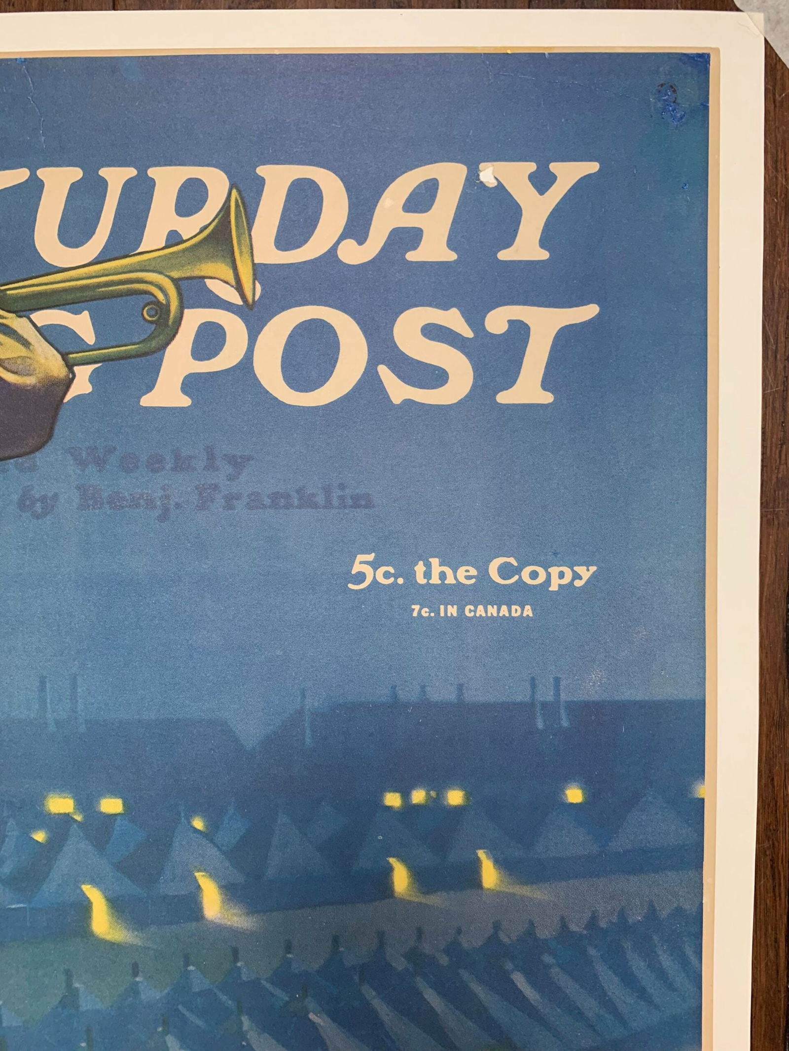 Saturday Evening Post - Art By Ski Weld (1941) 22x28 US Newstand Poster - 4