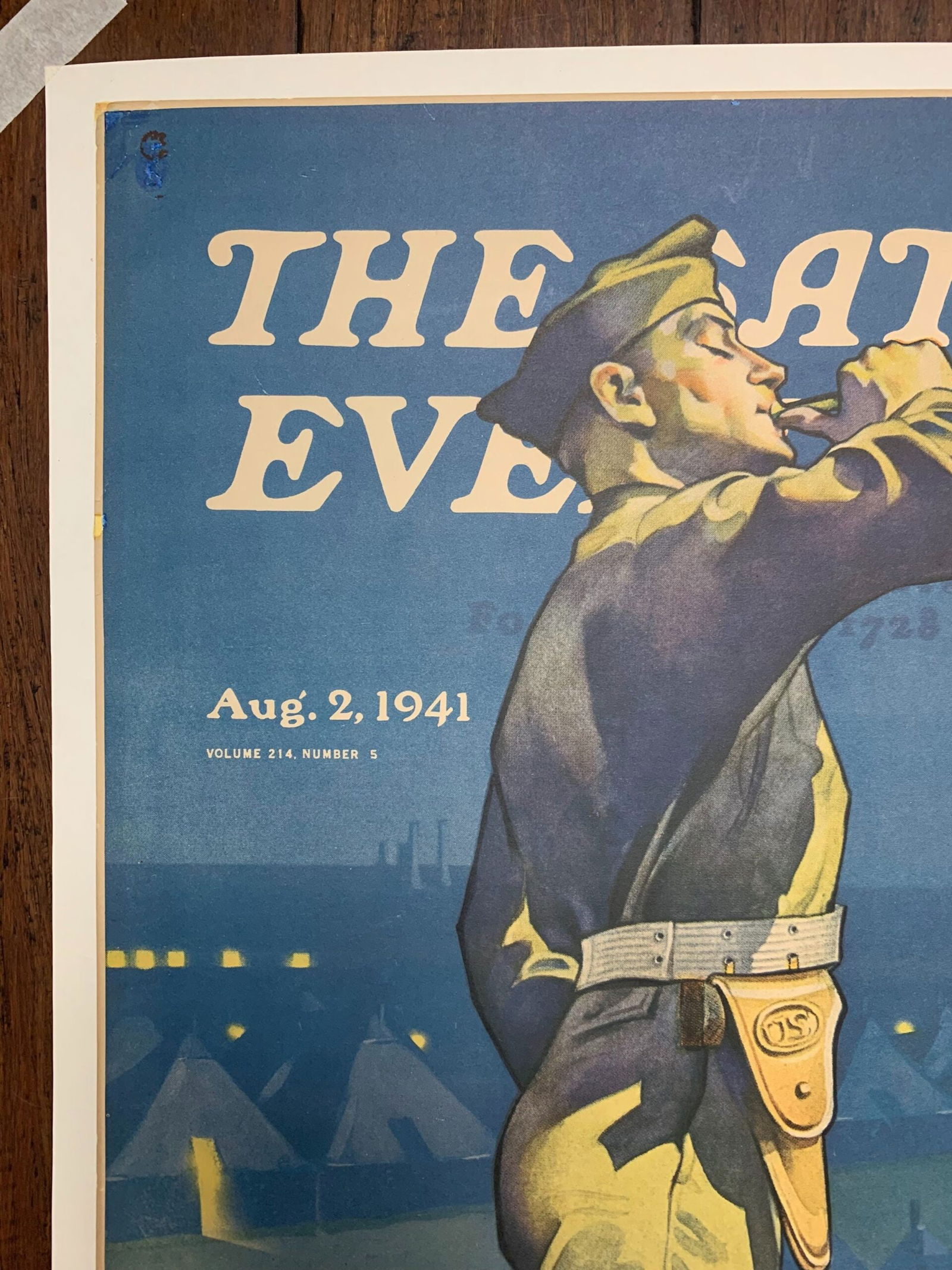 Saturday Evening Post - Art By Ski Weld (1941) 22x28 US Newstand Poster - 5