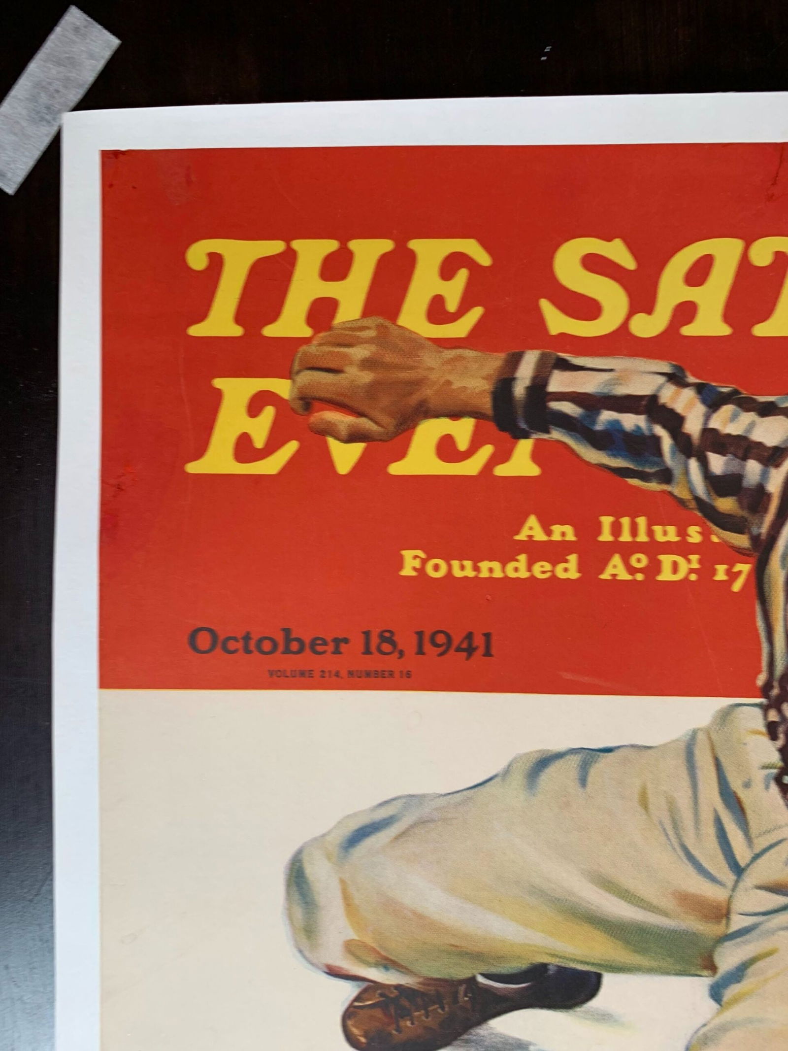 Saturday Evening Post - Art By Lonie Bee (1941) 22x28 US Newstand Poster - 2