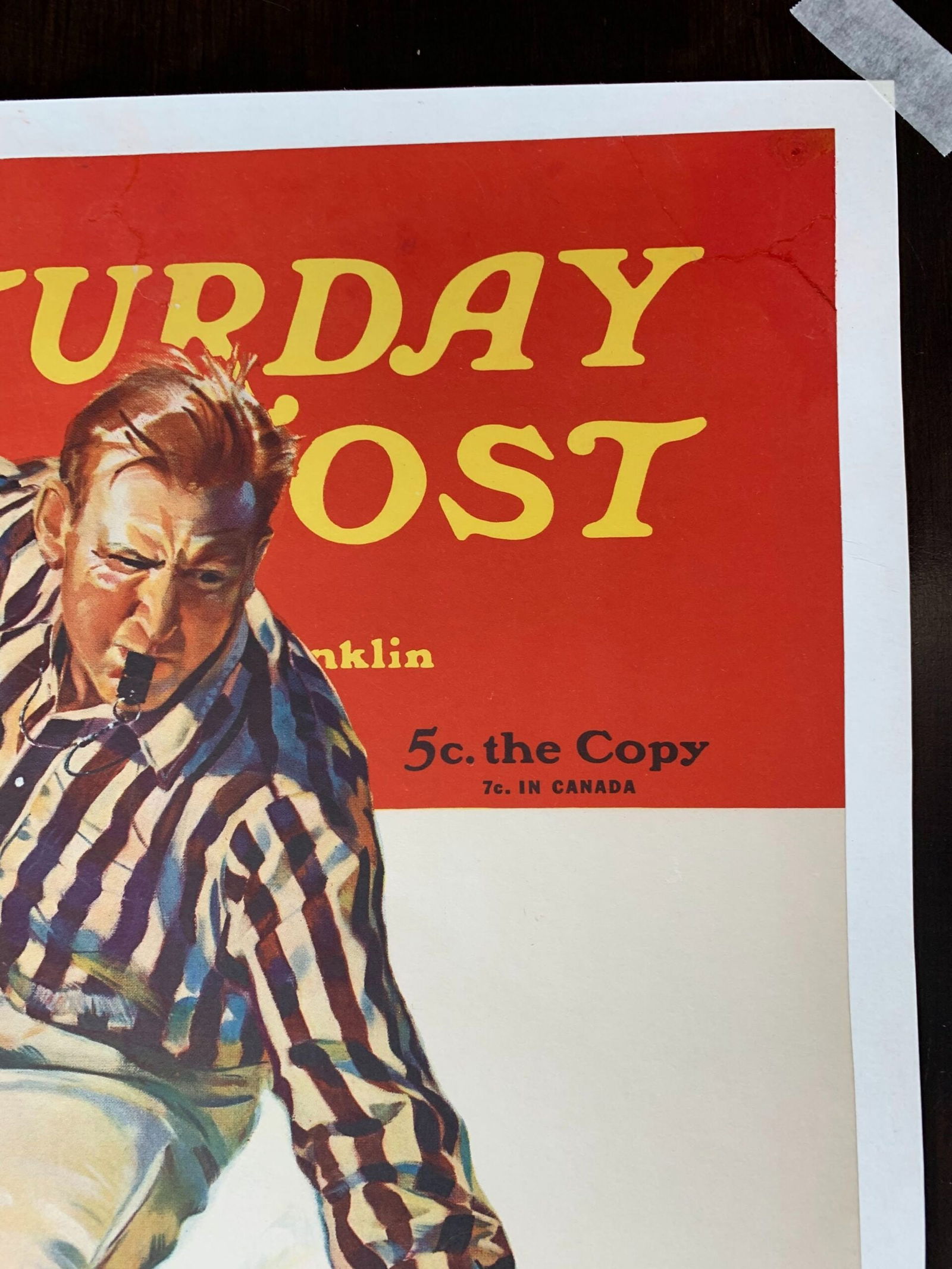 Saturday Evening Post - Art By Lonie Bee (1941) 22x28 US Newstand Poster - 3