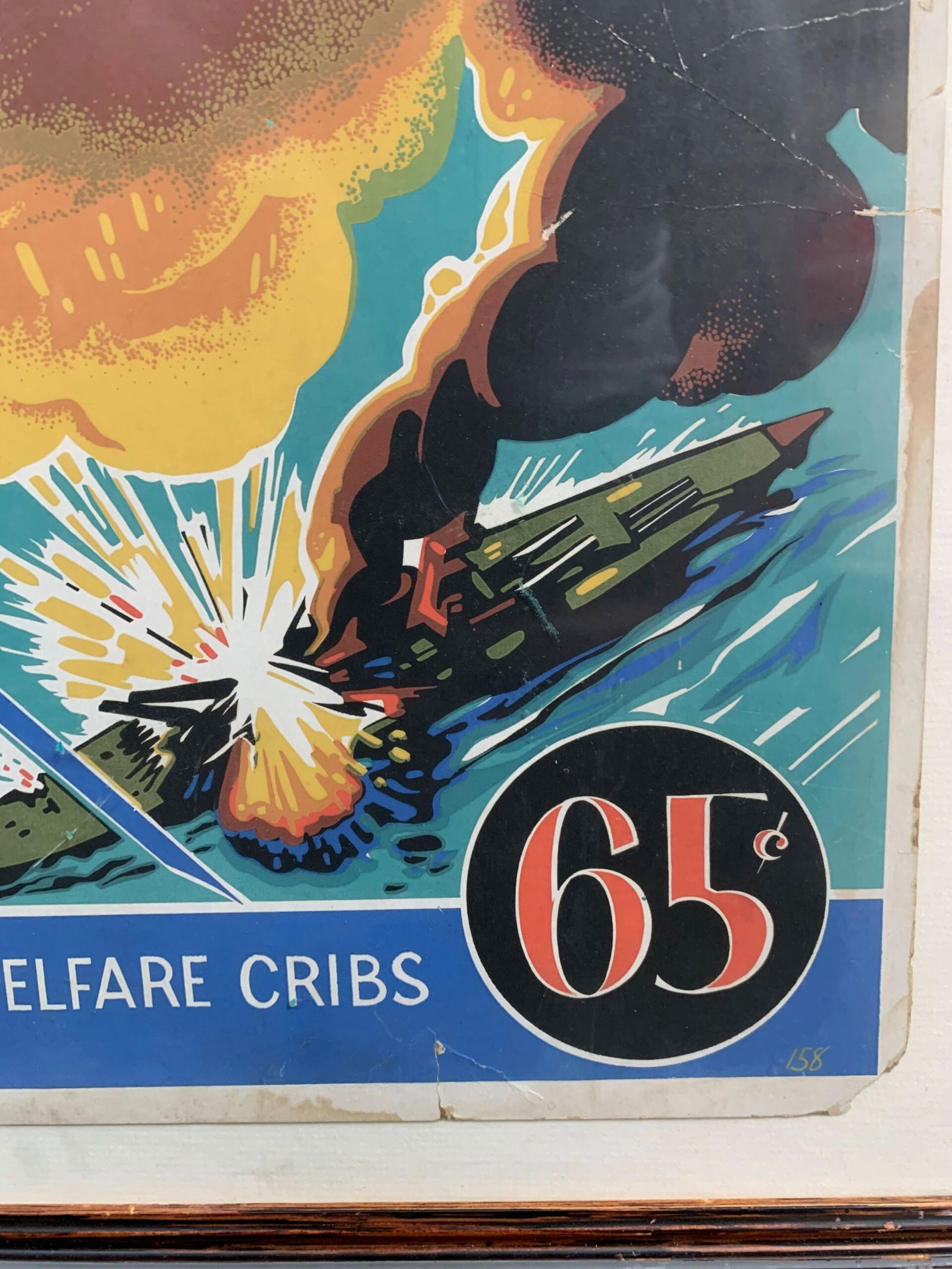 Grumman Souvenir Calendar Advertisement (1943) UK Rare WW2 Window Card Poster - 2