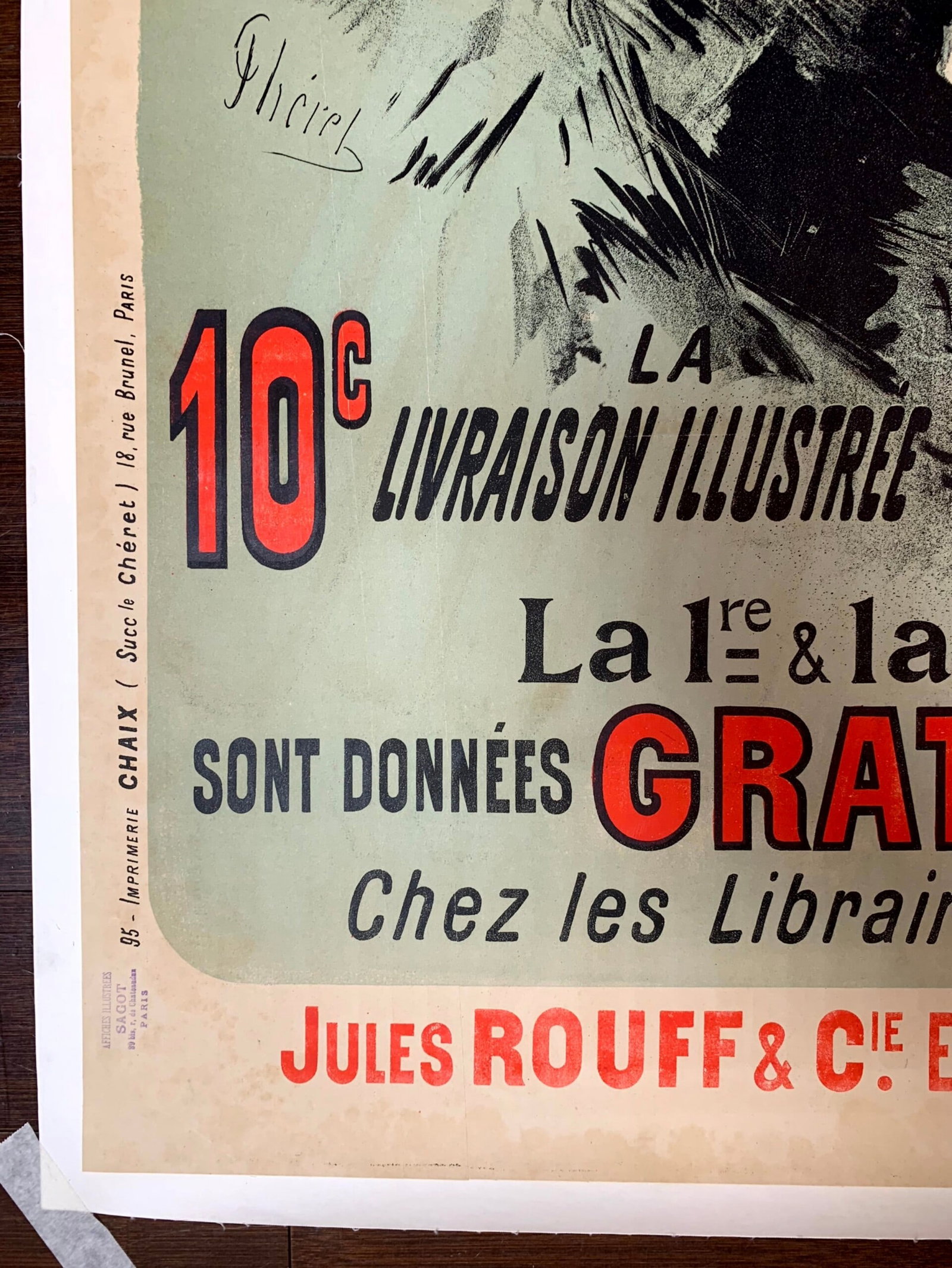 Drame De Pontcharra - Art By Cheret (1885) 33x47.6 French Theater Poster LB - 3