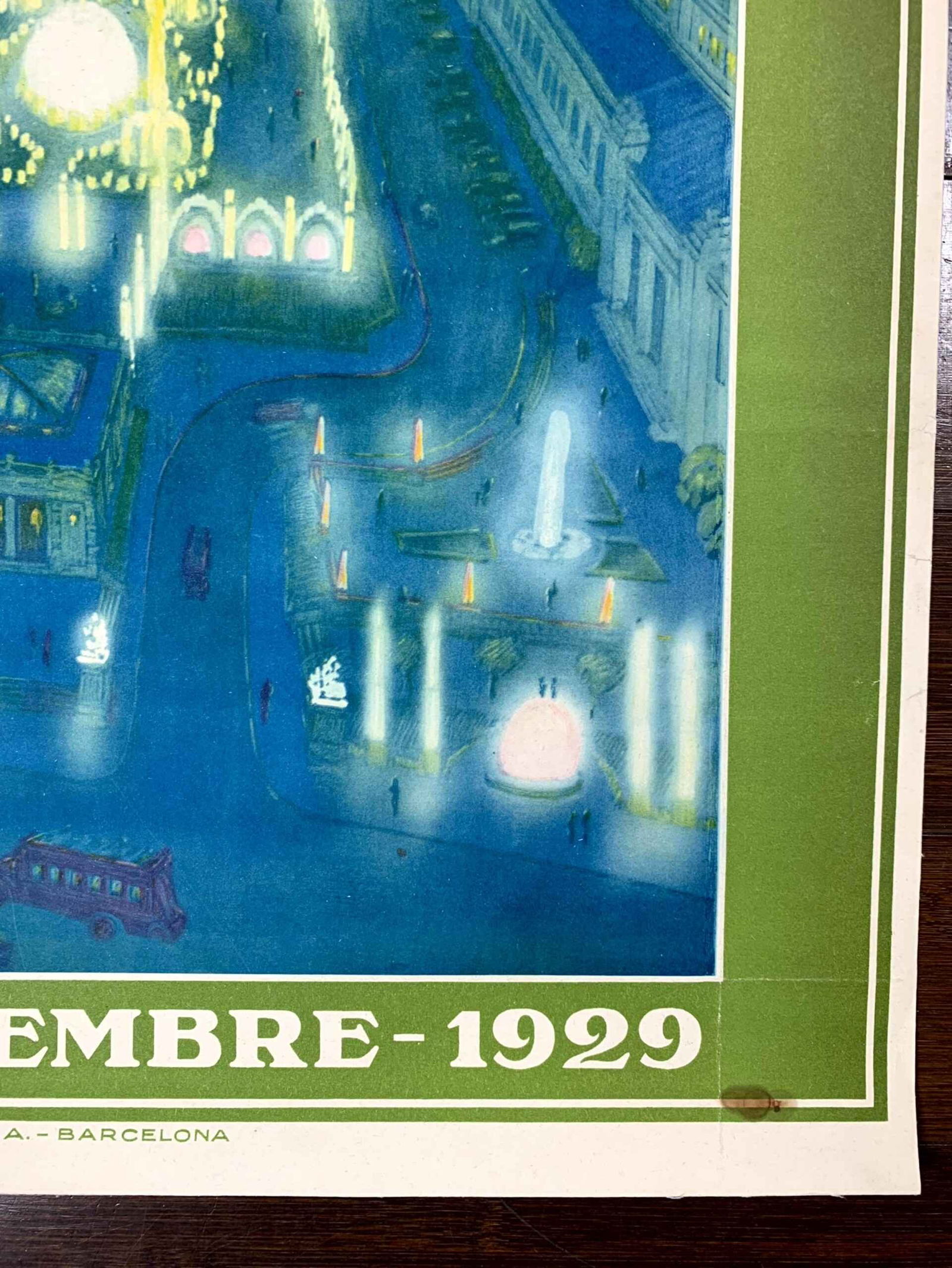 International Exposition - Barcelona (1929) 21.75x27 Belgian Advertising Poster LB - 4