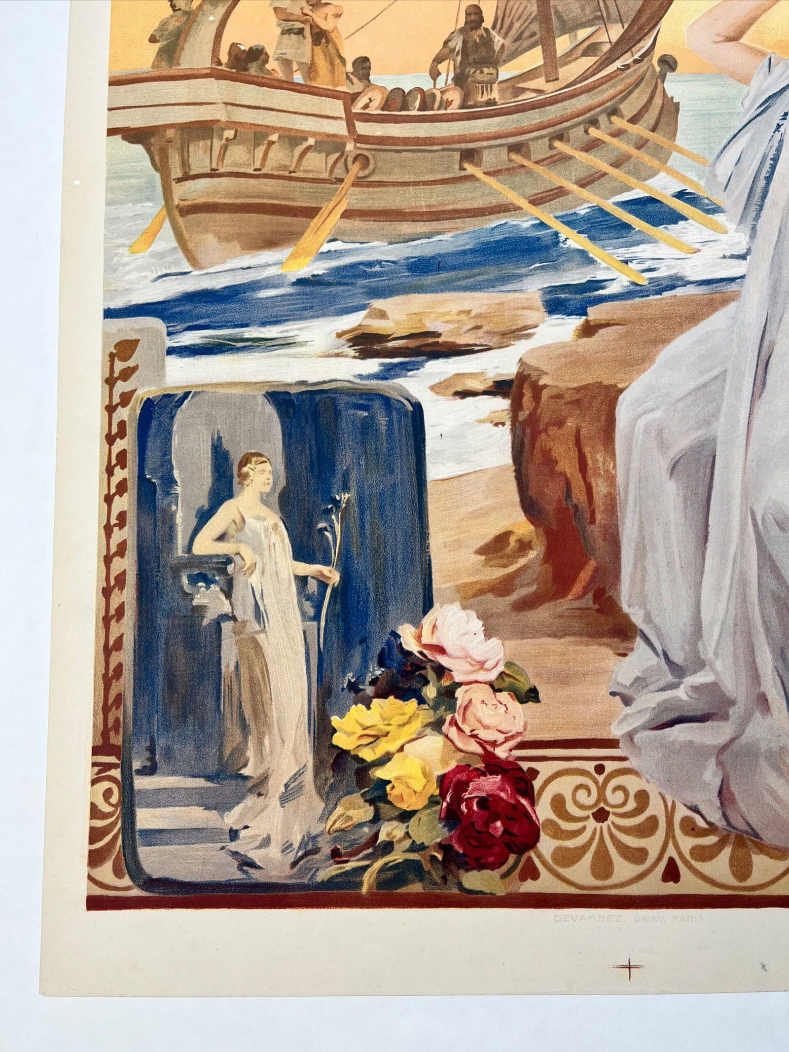 Ariane - Art By Maignan (1906) 36x25.25 French Theater Advertising Poster LB - 3