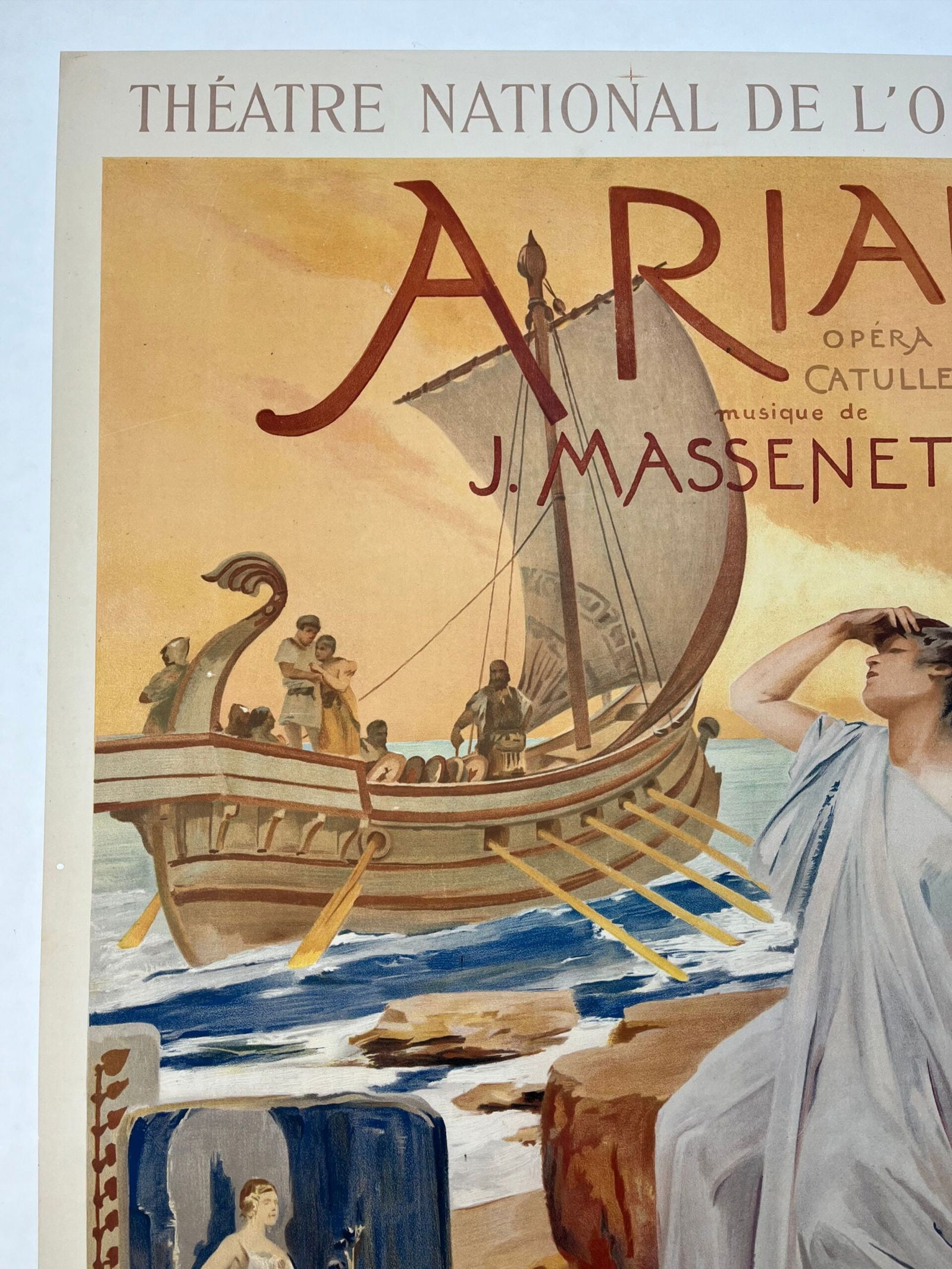 Ariane - Art By Maignan (1906) 36x25.25 French Theater Advertising Poster LB - 6