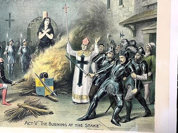 Joan Of Arc - Maude Banks (1890's) 19.5x27.25 US Theater Advertising Poster LB - 6