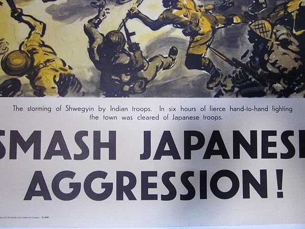 Smash Japanese Aggression (1943) British WWII Poster LB - 3