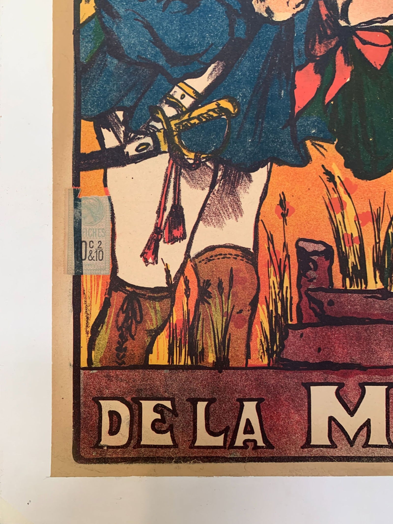 Bal Tabarin Fete de la Moisson - Art by Smiley (1907) 16.5 x 24.5 French Advertising Poster LB - 5