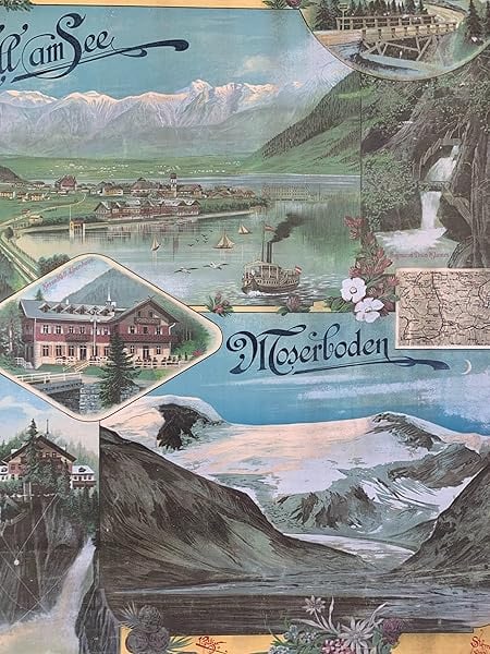 Chemins De Fer - Moserboden - Art By J. Politzer (1921) 26.75x37.625 French Travel Poster LB - 5