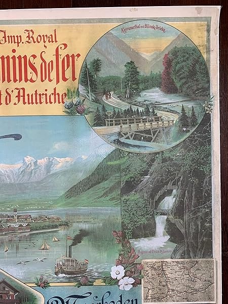 Chemins De Fer - Moserboden - Art By J. Politzer (1921) 26.75x37.625 French Travel Poster LB - 6