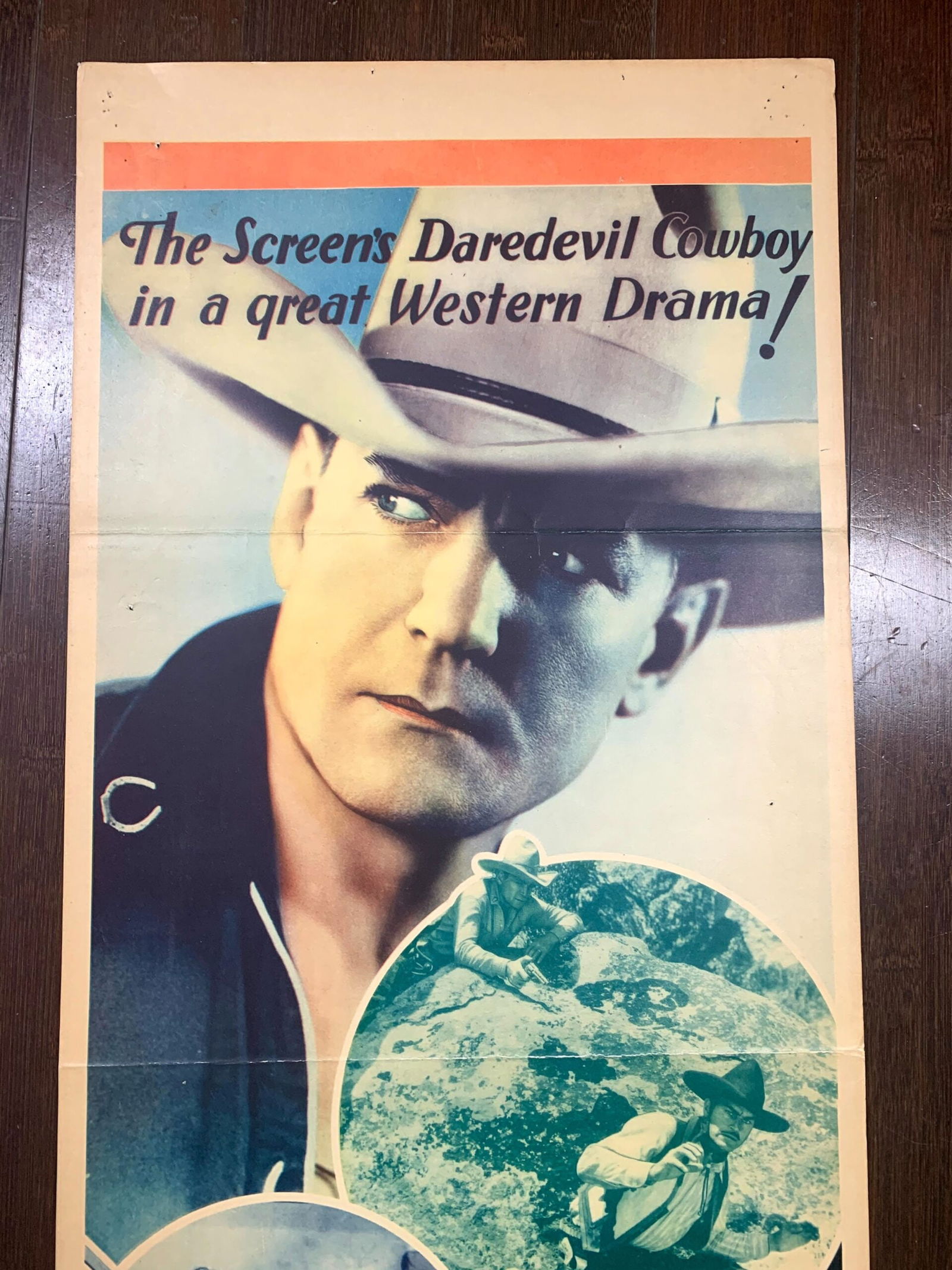 The Lone Rider - Buck Jones (1930) US Insert Movie Poster - Very Rare! - 4