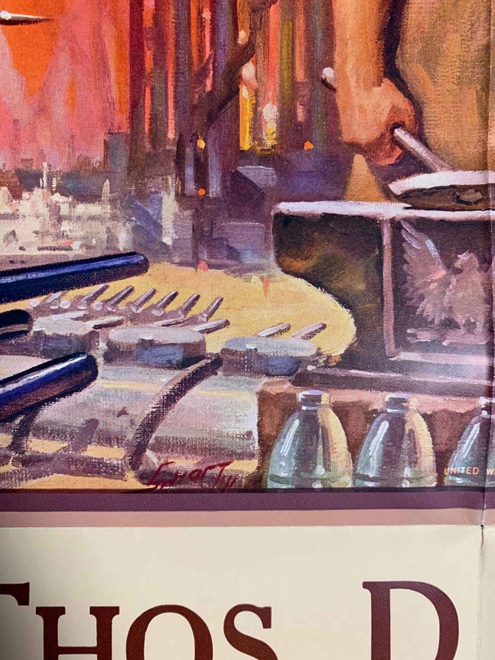 United We Stand Calendar (1943) 36 x 41 Rare US Salesman Sample WWII - 6