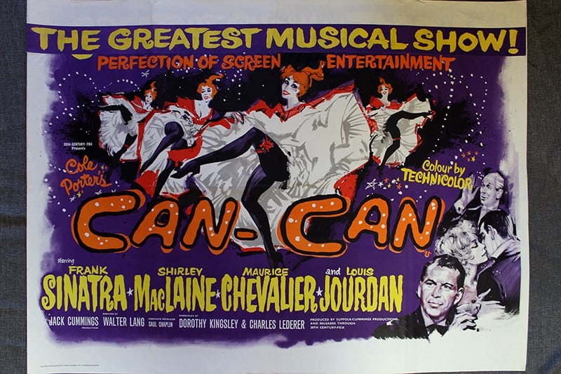 Can-can (r.1970's) 30x40 UK Quad Movie Poster: Title: Can-can (r.1970's) 30x40 UK Quad Movie Poster Description: Can-can (r.1970's) 30x40 UK Quad Movie Poster\n\nPlease refer to the attached photos to determine the condition of this original