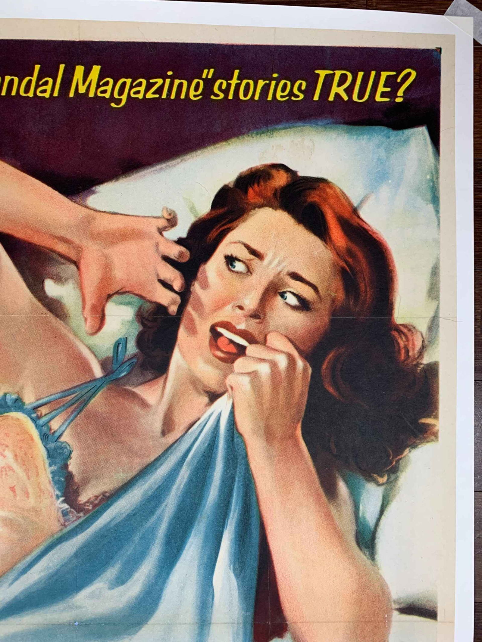 Scandal Inc. - Robert Hutton (1956) One Sheet Movie Poster LB - 2