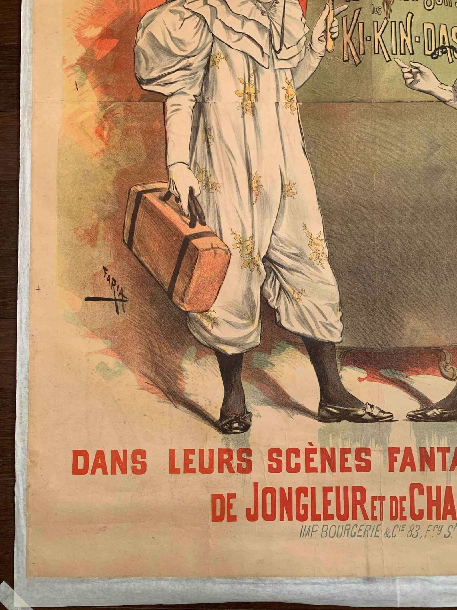 Les Ki-Kin-Das Casino du Paris - Art Candido (1895) 37.5 x 51 French Theater Poster LB - 5