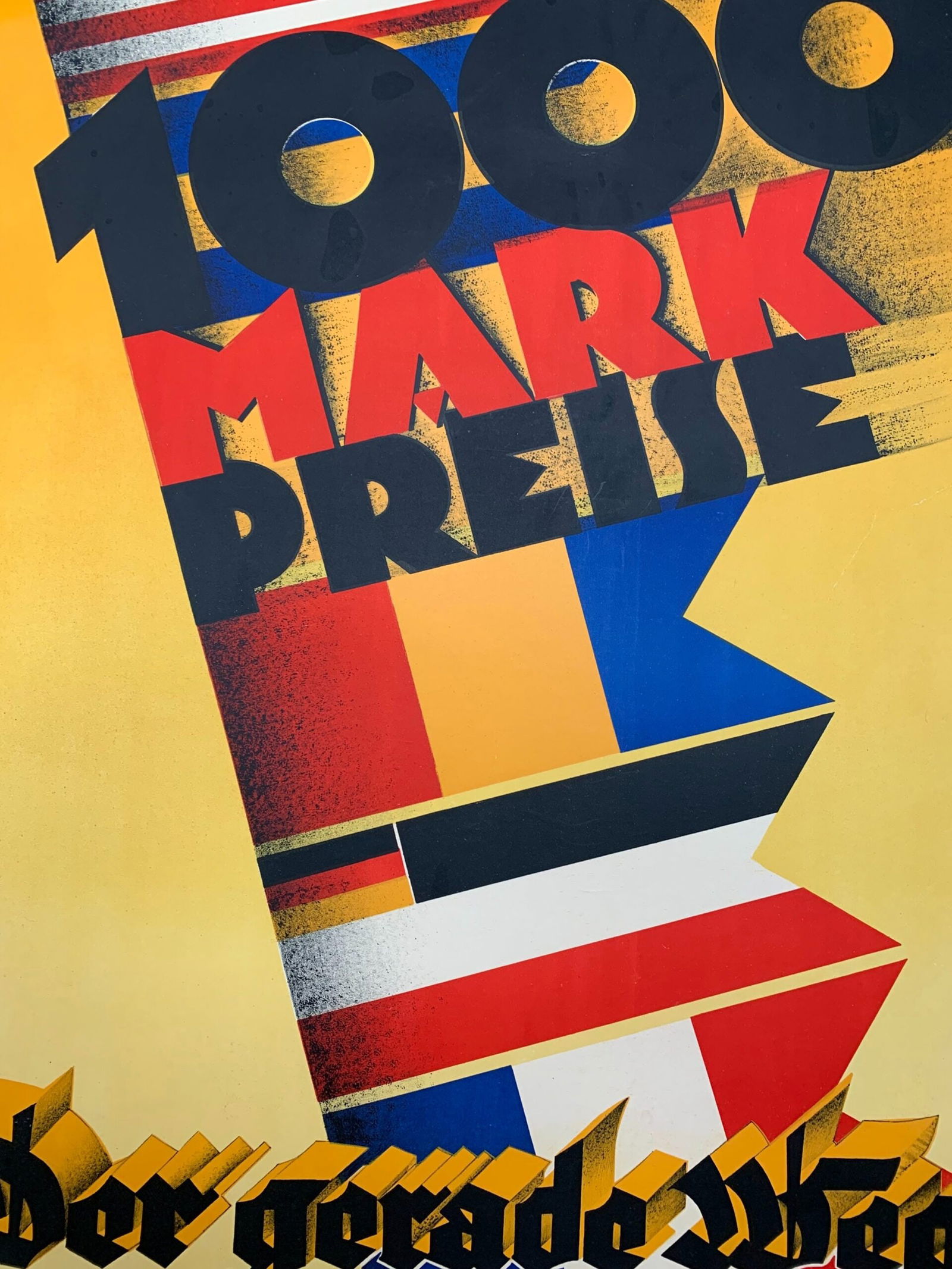 Der Gerade Weg - Art By Engel Hardt (1931) 33x48 German Newpaper Poster LB - 6