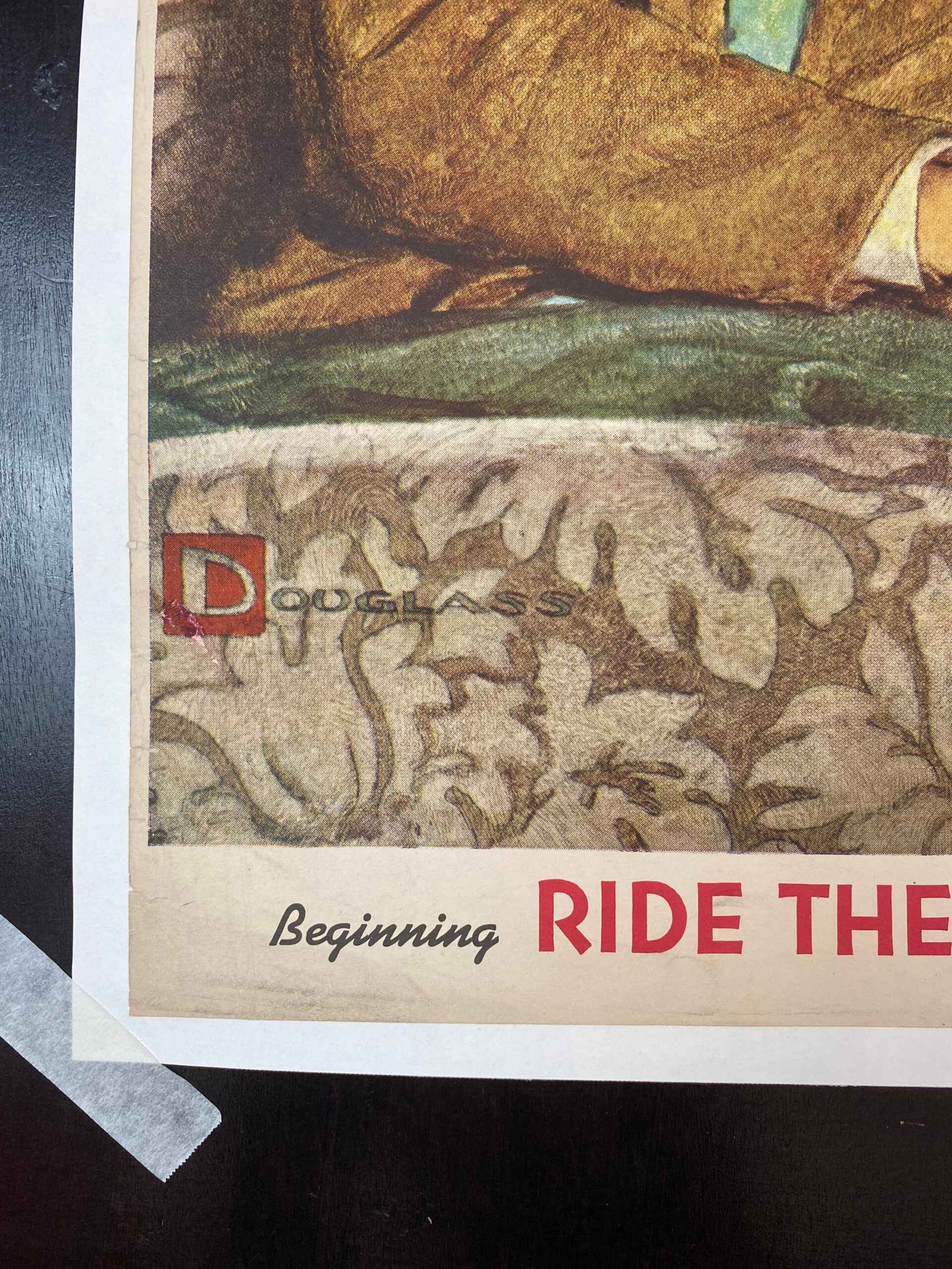 21x27 1942 Newstand Poster Saturday Evening Post - Art By Douglass Crockwell movie Date LB - 2