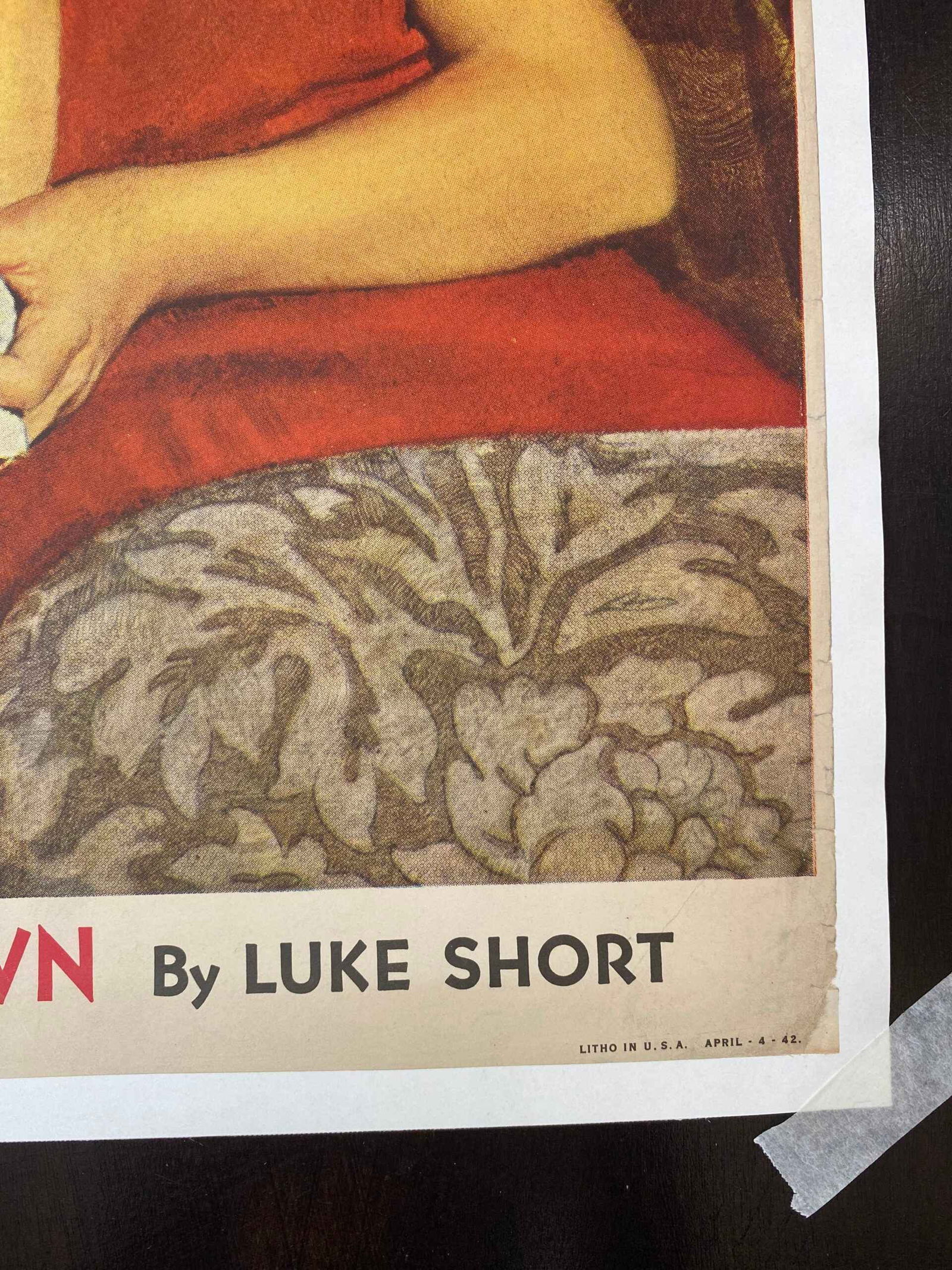 21x27 1942 Newstand Poster Saturday Evening Post - Art By Douglass Crockwell movie Date LB - 3